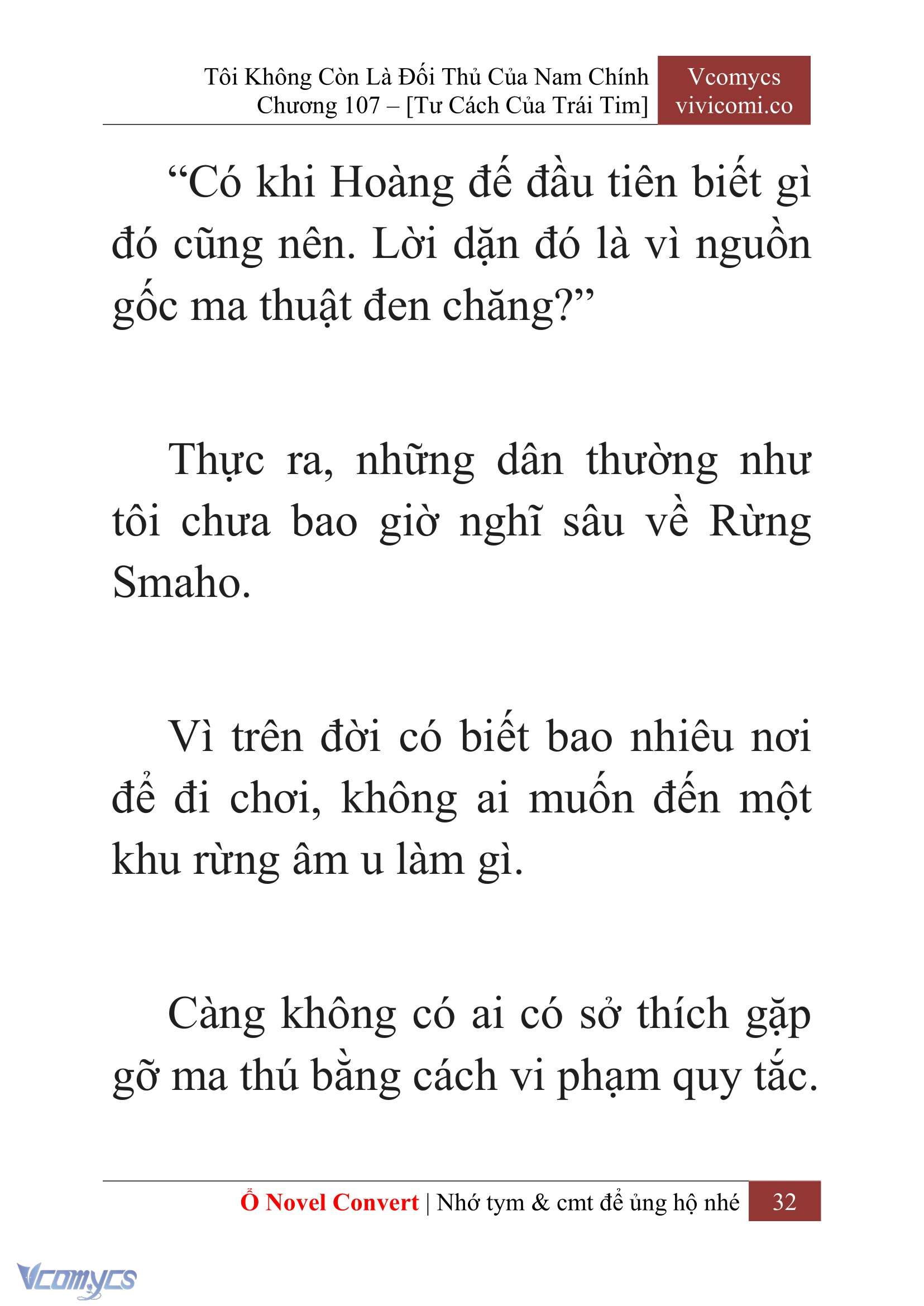 [Novel] Tôi Không Còn Là Đối Thủ Của Nam Chính Chapter  107 - 34