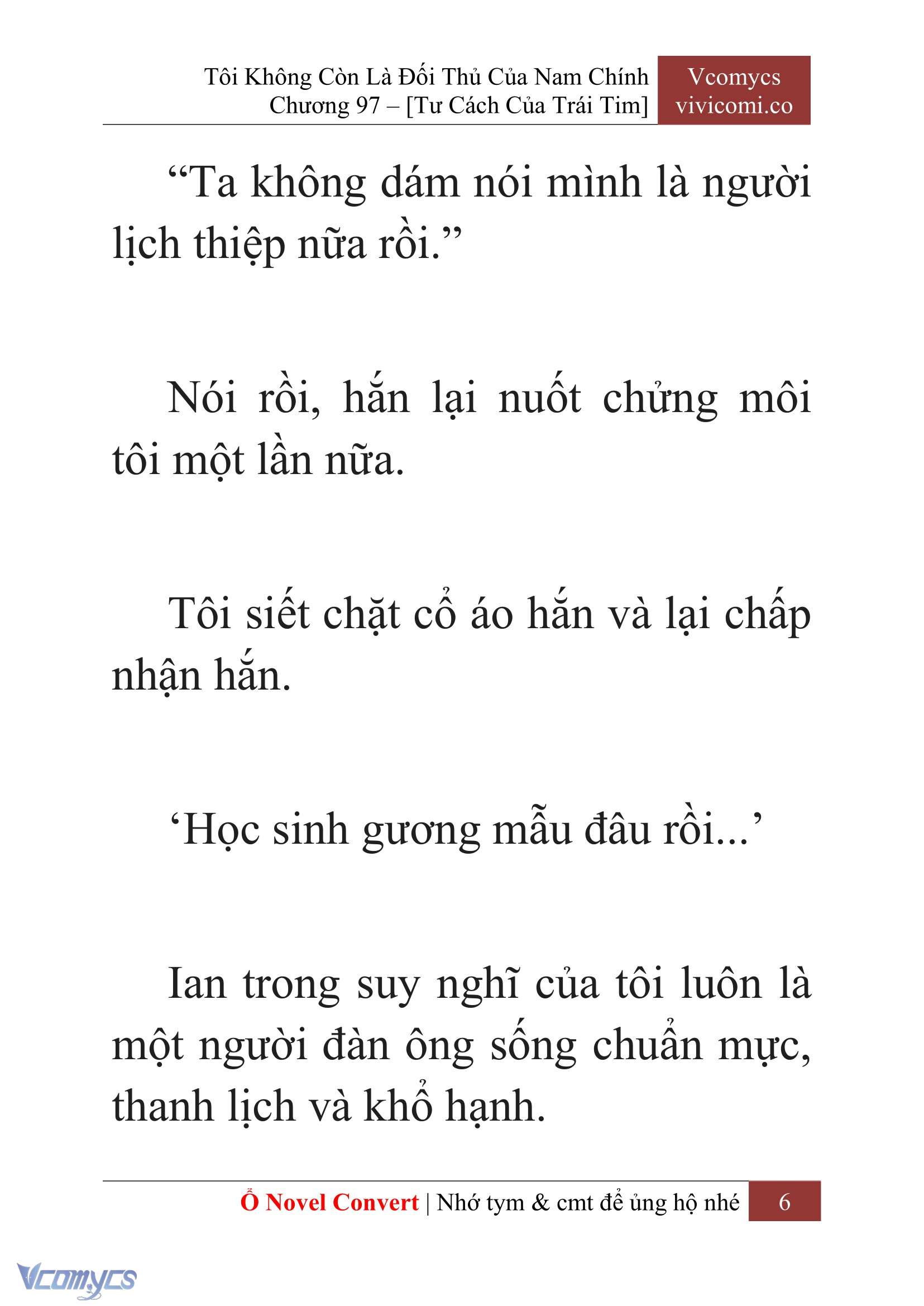 [Novel] Tôi Không Còn Là Đối Thủ Của Nam Chính Chapter  97 - 8