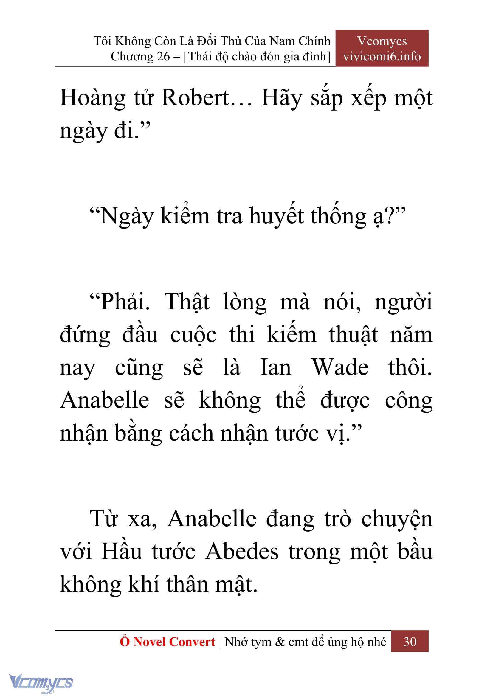 [Novel] Tôi Không Còn Là Đối Thủ Của Nam Chính Chapter  26 - 32