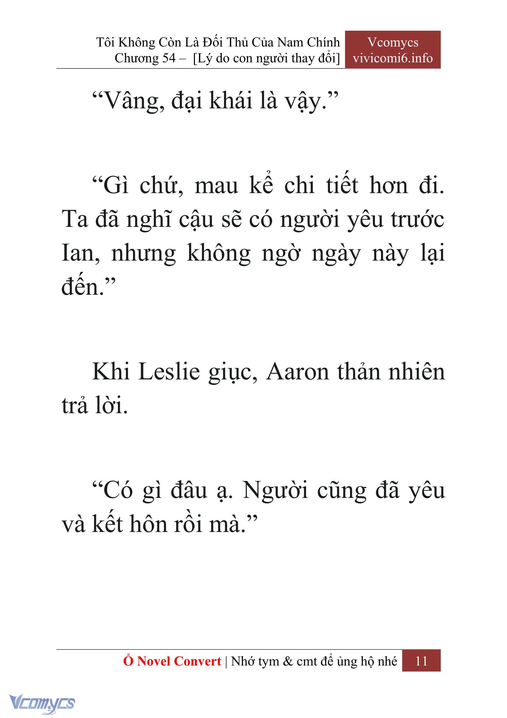 [Novel] Tôi Không Còn Là Đối Thủ Của Nam Chính Chapter  54 - 13