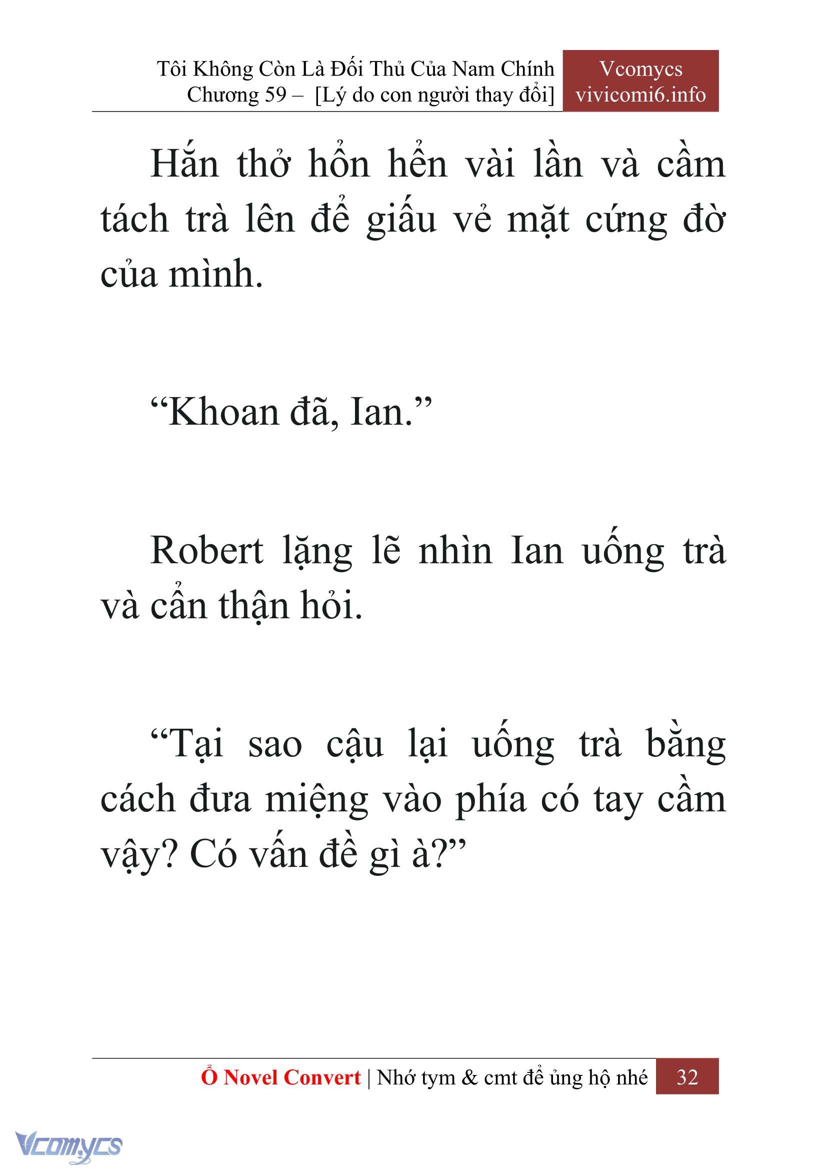 [Novel] Tôi Không Còn Là Đối Thủ Của Nam Chính Chapter  59 - 34