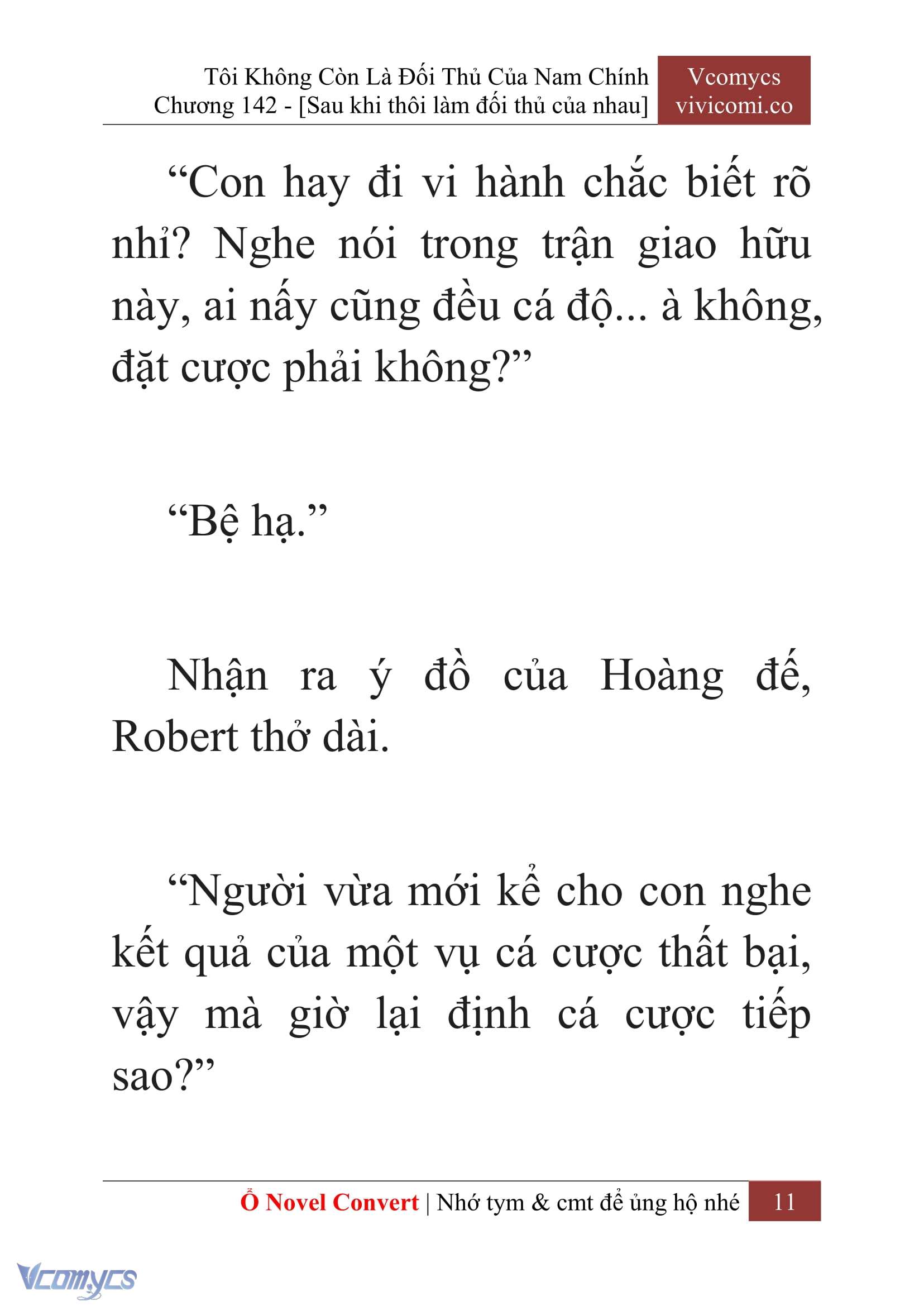 [Novel] Tôi Không Còn Là Đối Thủ Của Nam Chính Chapter  142 - 13