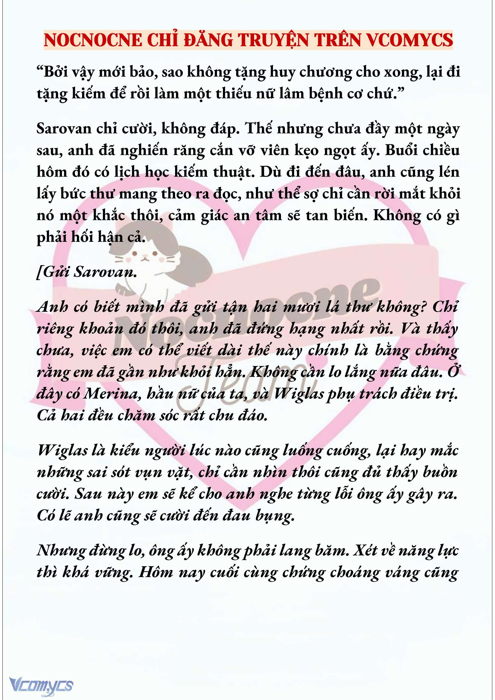 [NOVEL] CÁ RỪNG KHÔN NGOAN Chapter  87 - 11