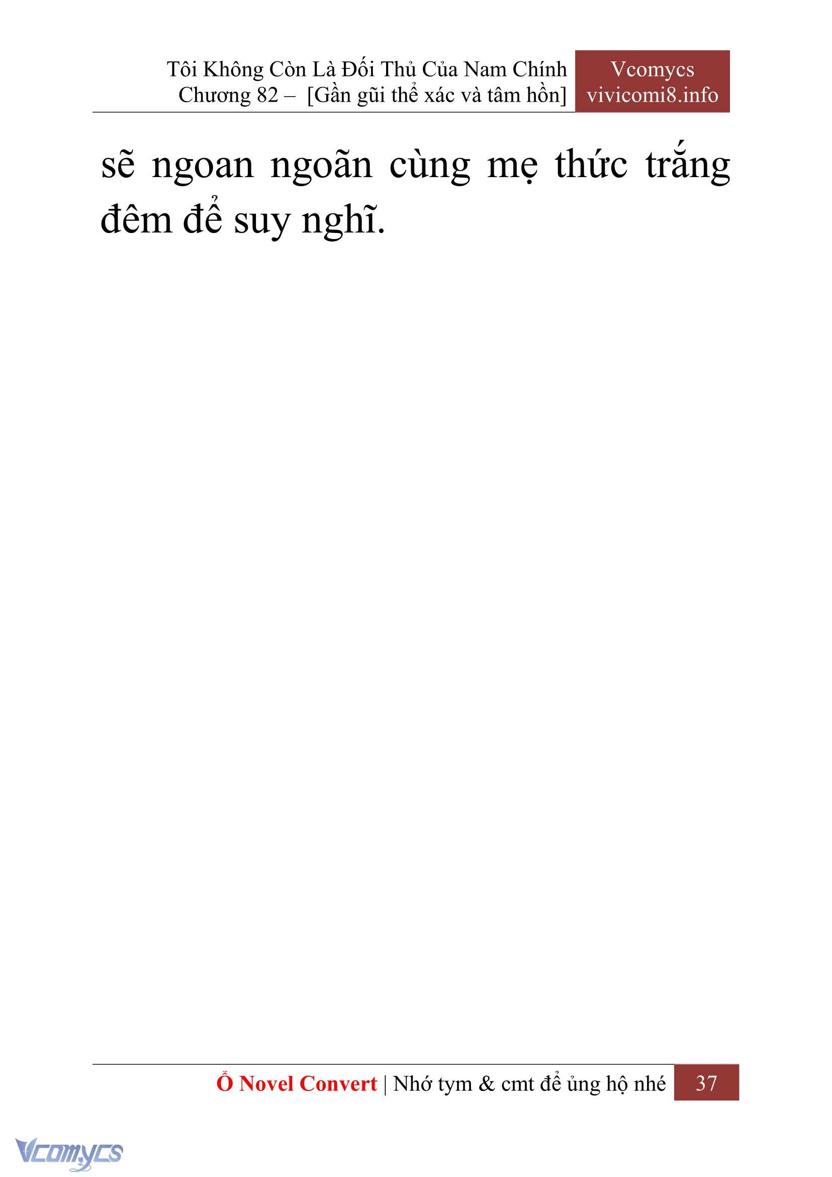 [Novel] Tôi Không Còn Là Đối Thủ Của Nam Chính Chapter  82 - 39