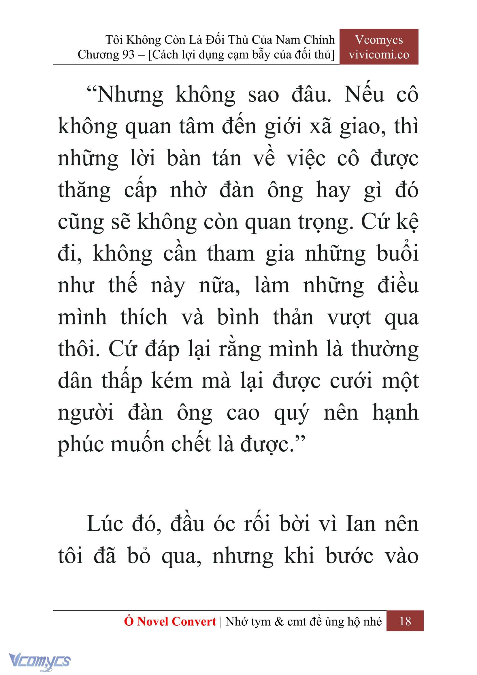 [Novel] Tôi Không Còn Là Đối Thủ Của Nam Chính Chapter  93 - 20