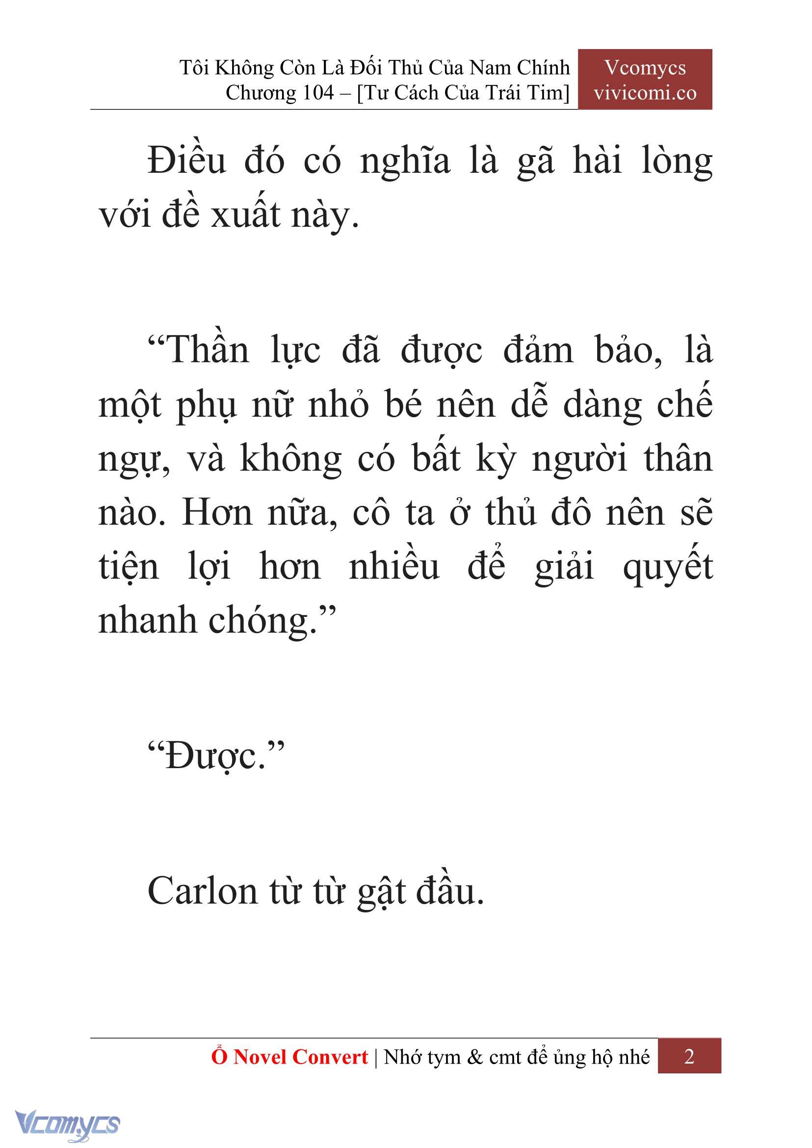 [Novel] Tôi Không Còn Là Đối Thủ Của Nam Chính Chapter  104 - 4