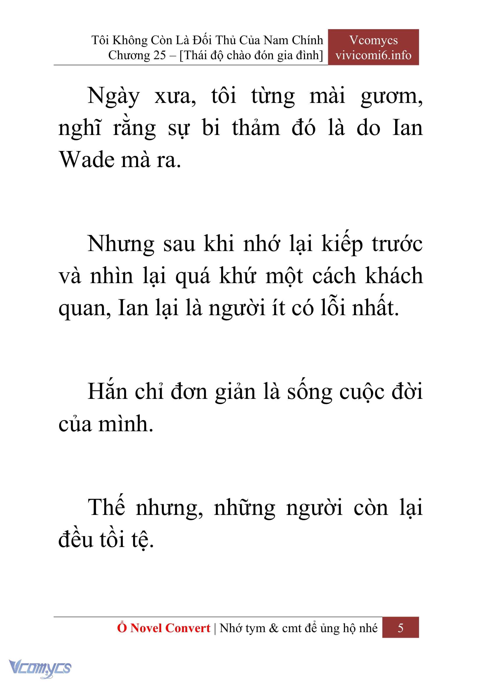 [Novel] Tôi Không Còn Là Đối Thủ Của Nam Chính Chapter  25 - 7