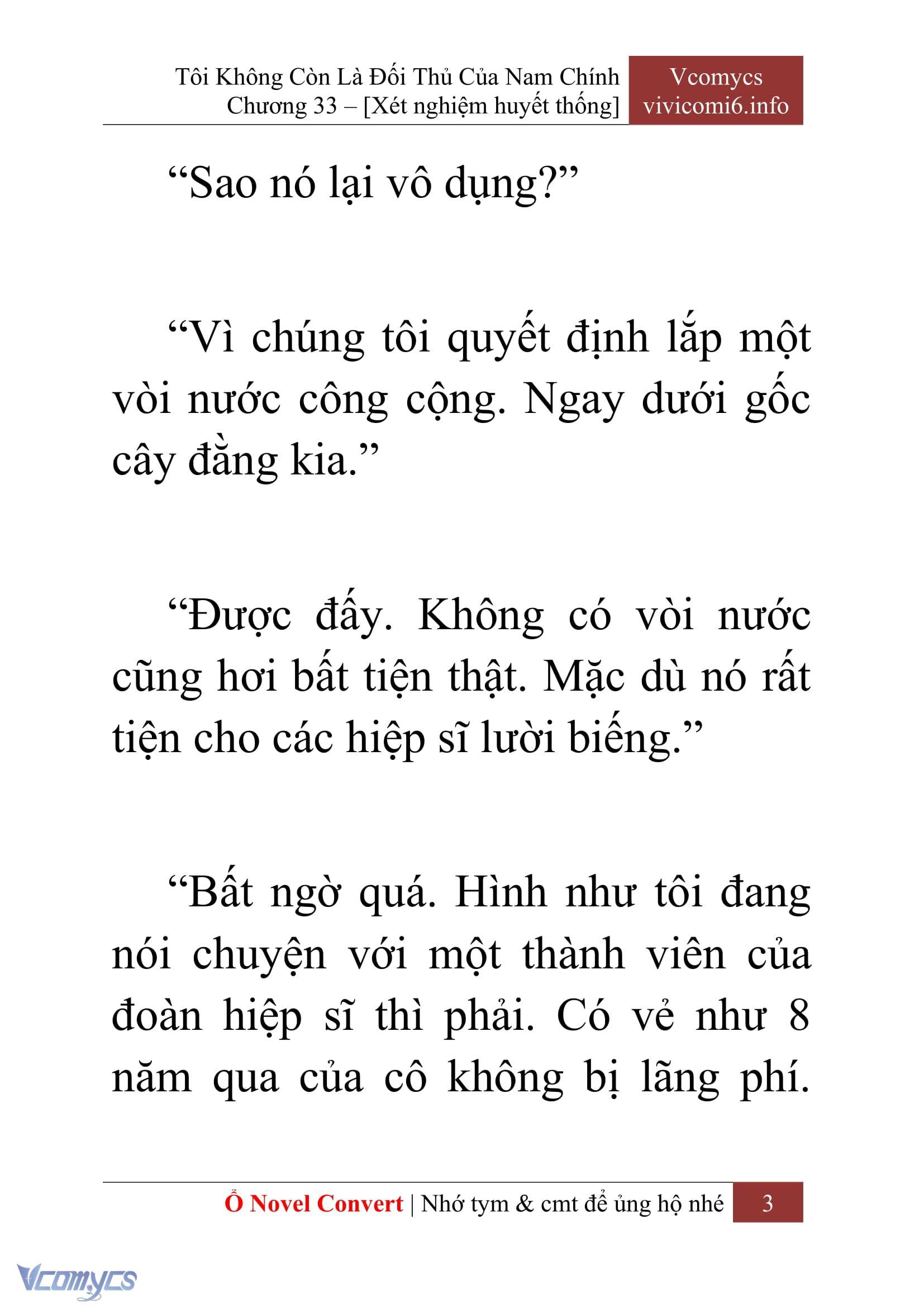 [Novel] Tôi Không Còn Là Đối Thủ Của Nam Chính Chapter  33 - 5