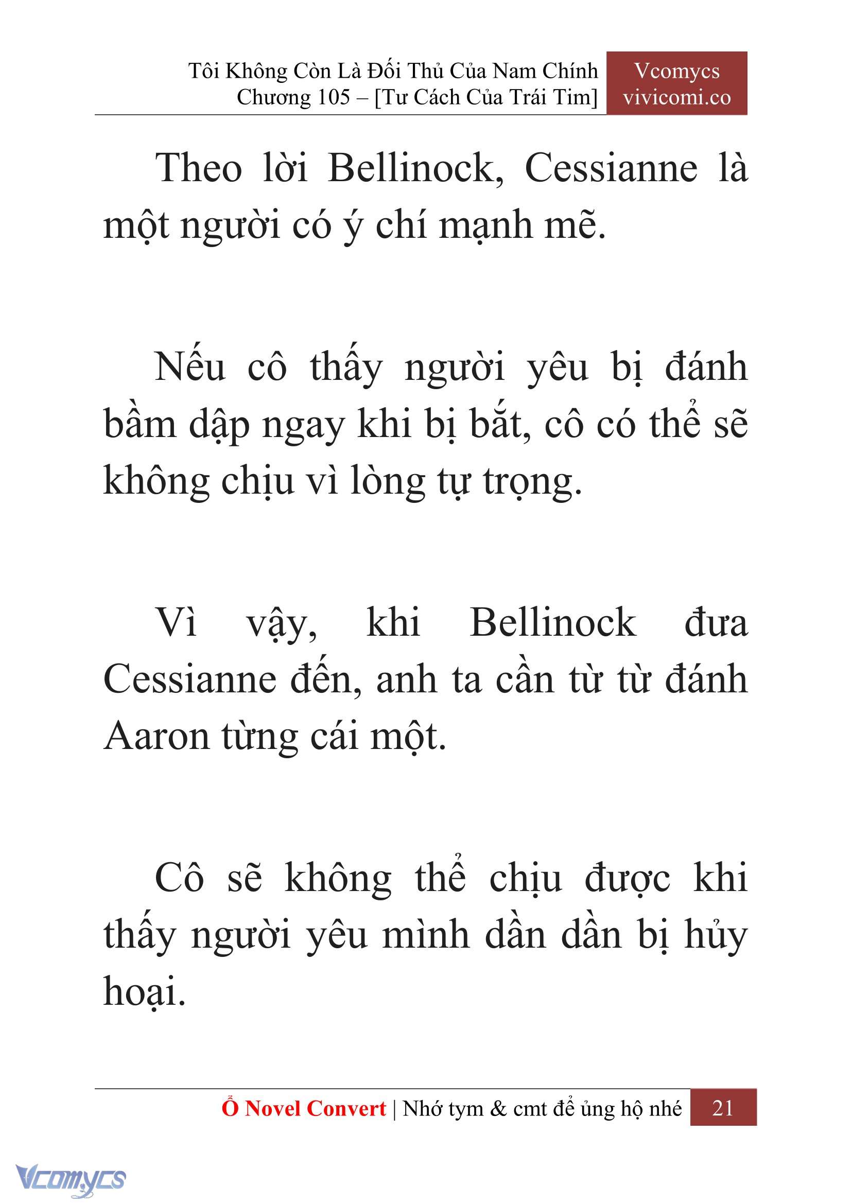 [Novel] Tôi Không Còn Là Đối Thủ Của Nam Chính Chapter  105 - 23