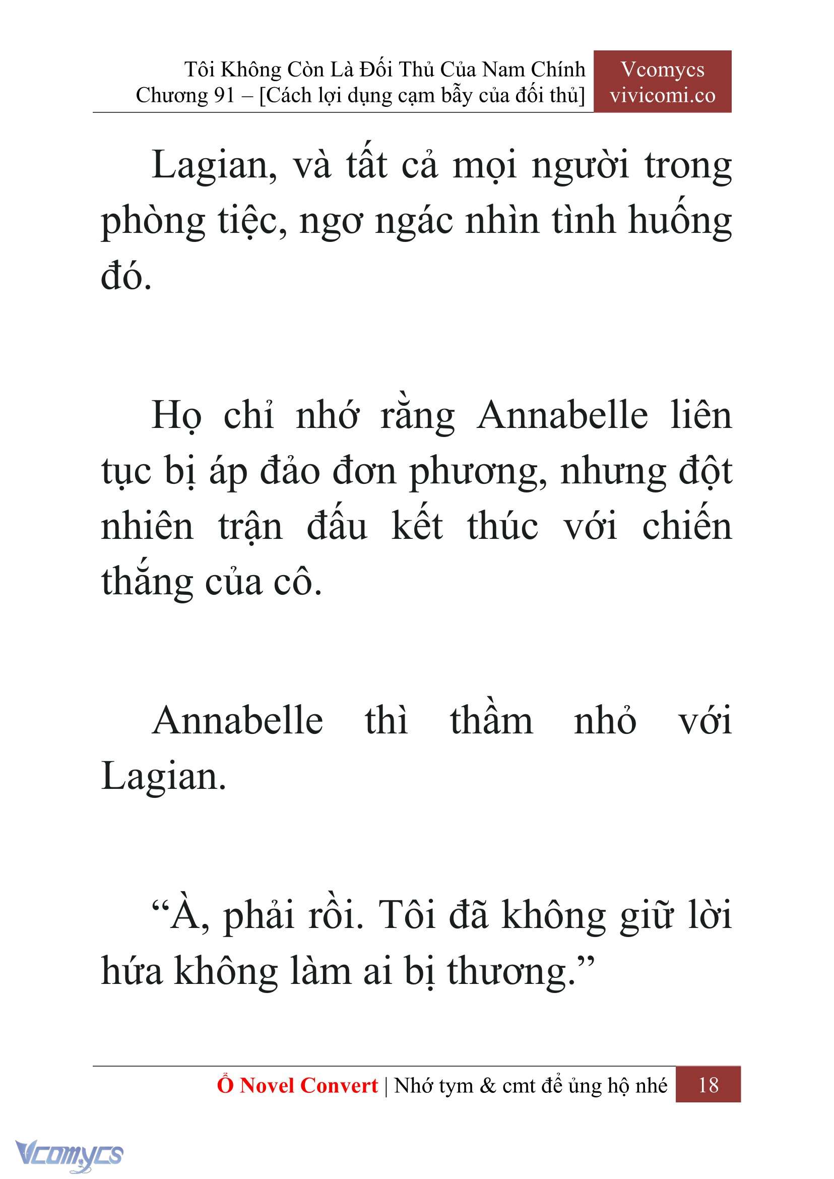 [Novel] Tôi Không Còn Là Đối Thủ Của Nam Chính Chapter  91 - 20