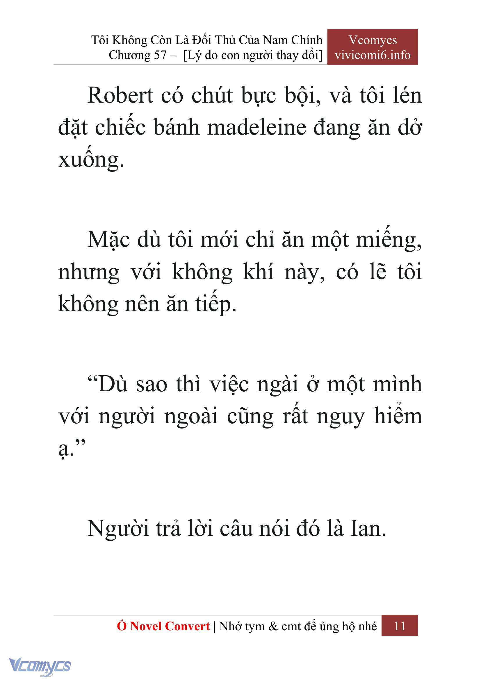 [Novel] Tôi Không Còn Là Đối Thủ Của Nam Chính Chapter  57 - 13