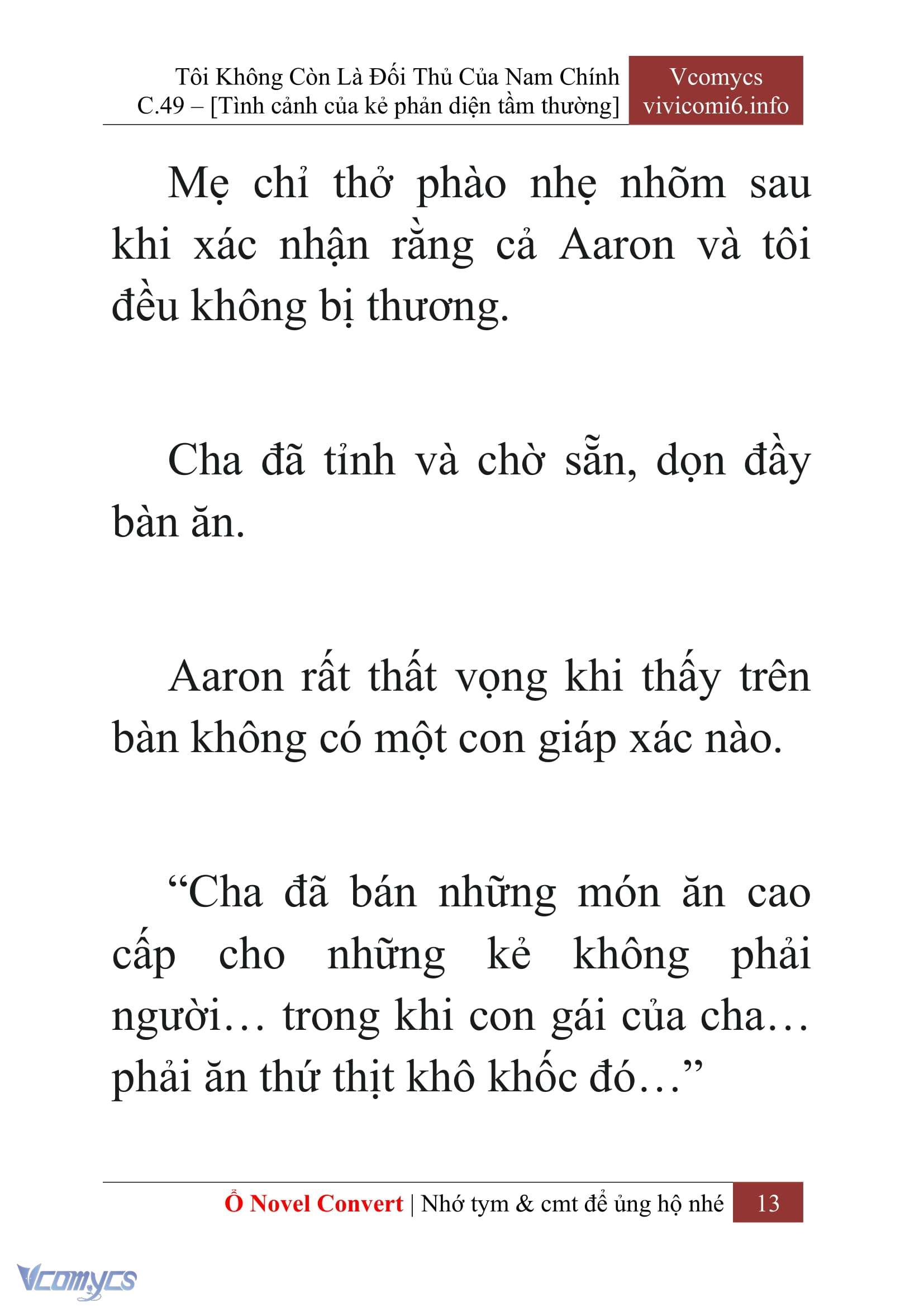 [Novel] Tôi Không Còn Là Đối Thủ Của Nam Chính Chapter  49 - 15