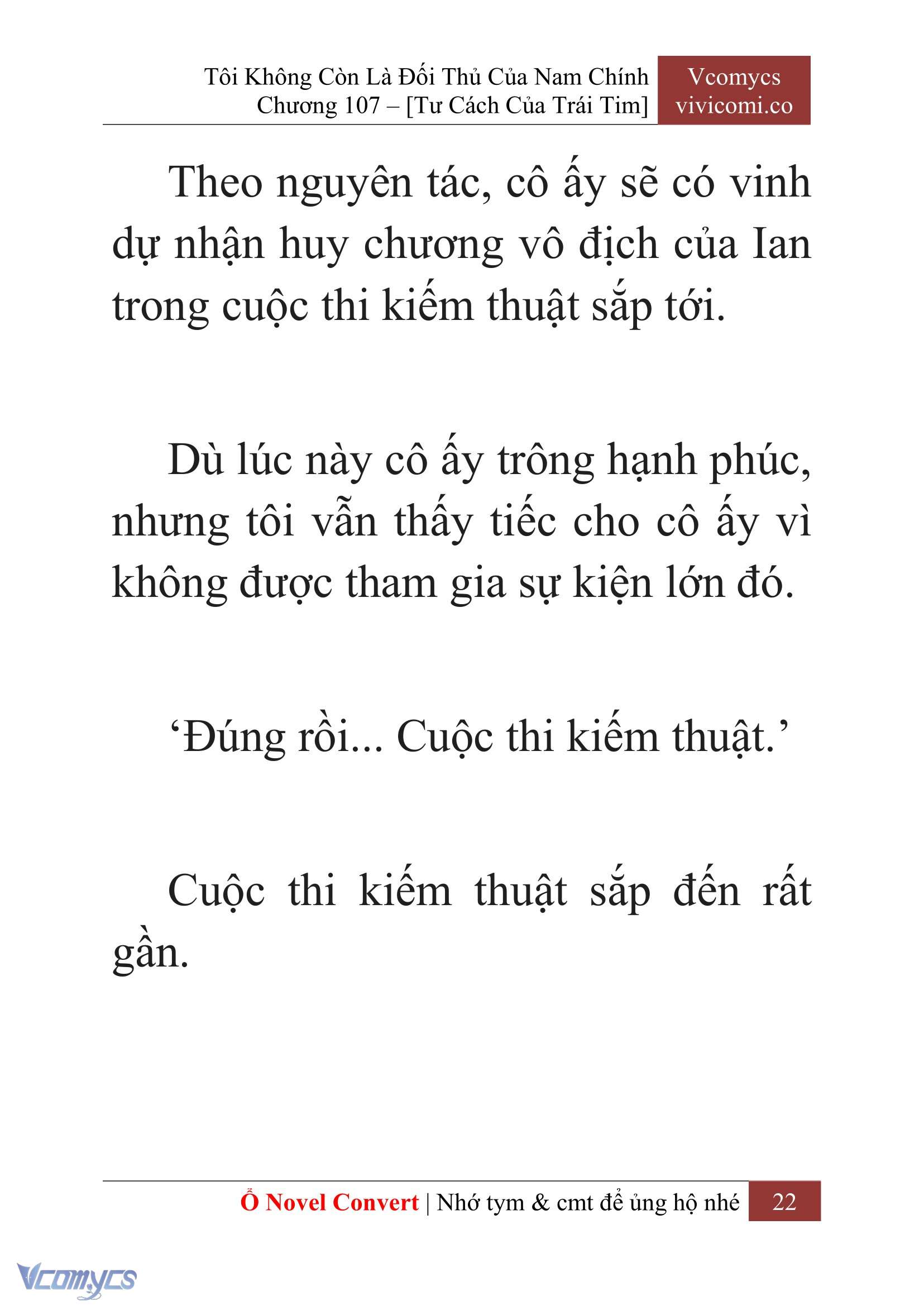 [Novel] Tôi Không Còn Là Đối Thủ Của Nam Chính Chapter  107 - 24