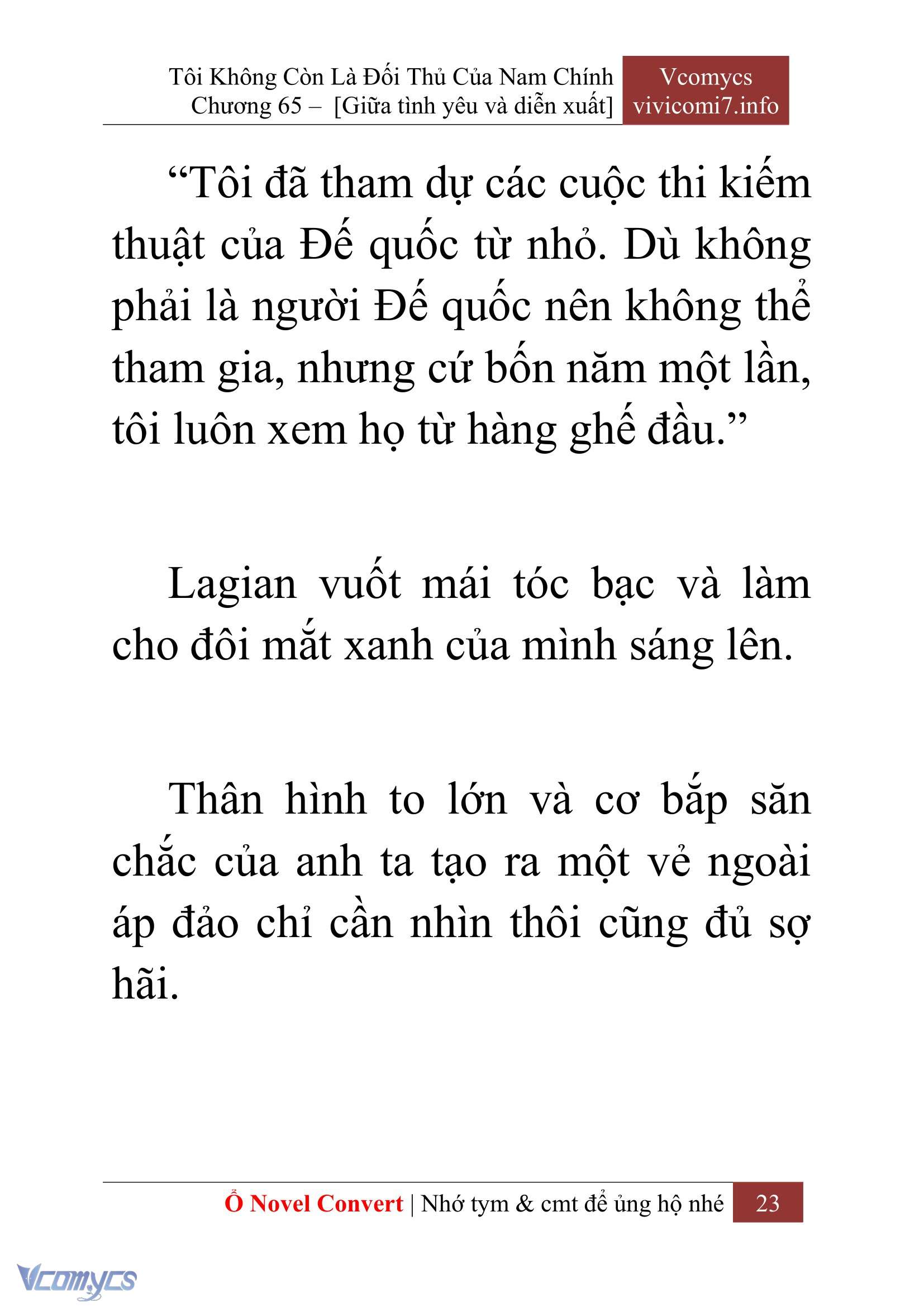 [Novel] Tôi Không Còn Là Đối Thủ Của Nam Chính Chapter  65 - 25
