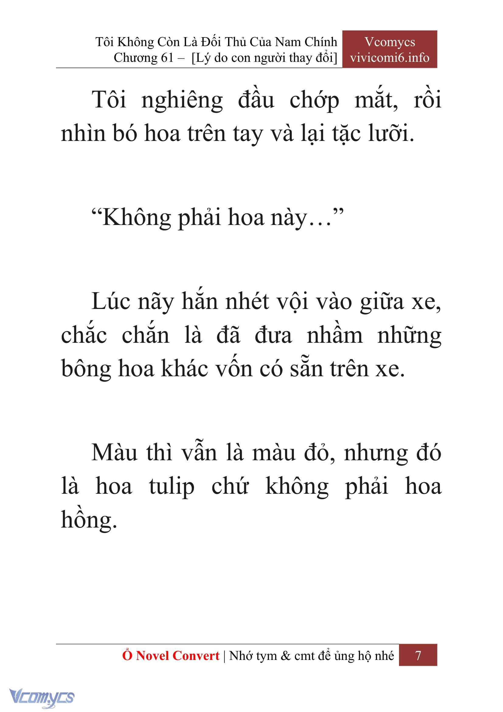 [Novel] Tôi Không Còn Là Đối Thủ Của Nam Chính Chapter  61 - 9