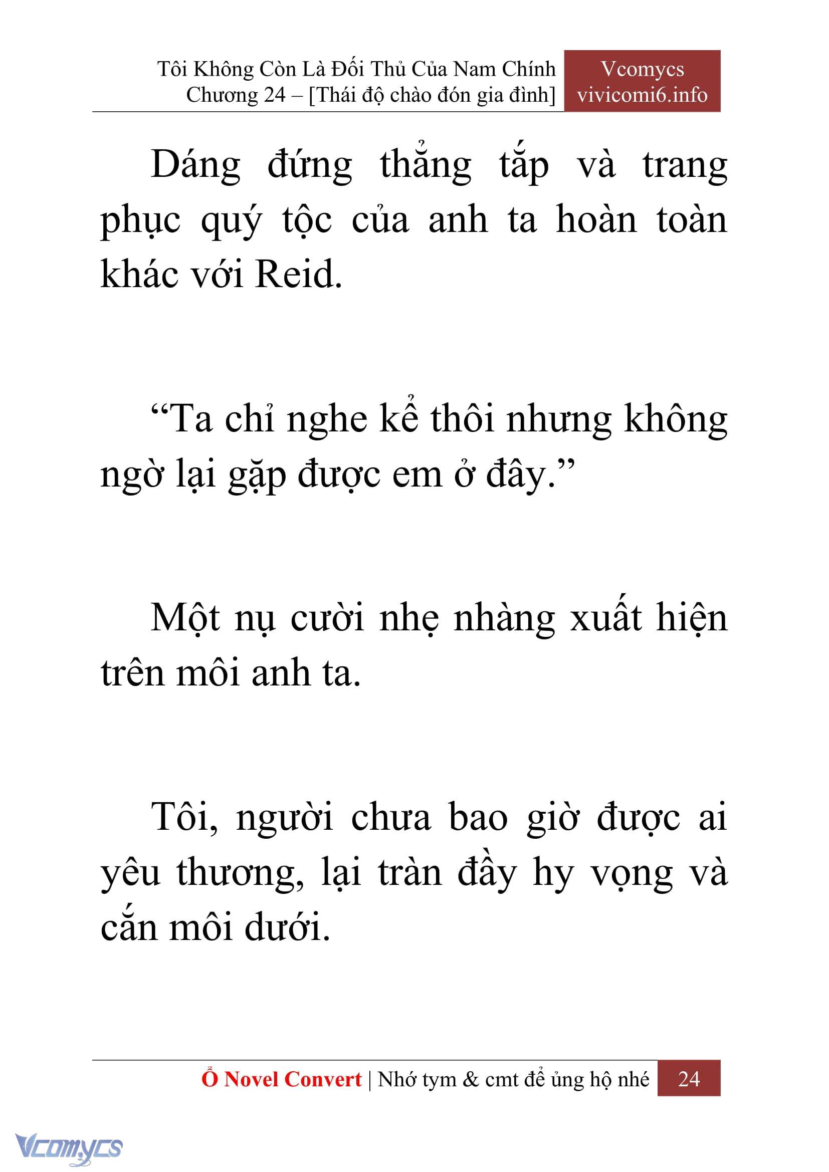 [Novel] Tôi Không Còn Là Đối Thủ Của Nam Chính Chapter  24 - 26