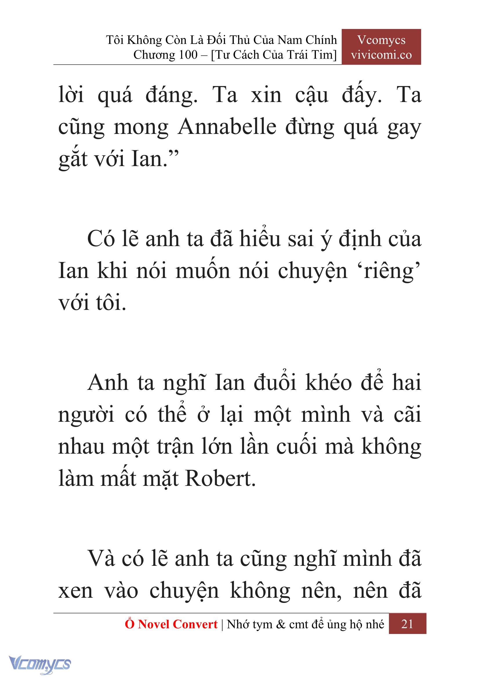 [Novel] Tôi Không Còn Là Đối Thủ Của Nam Chính Chapter  100 - 23