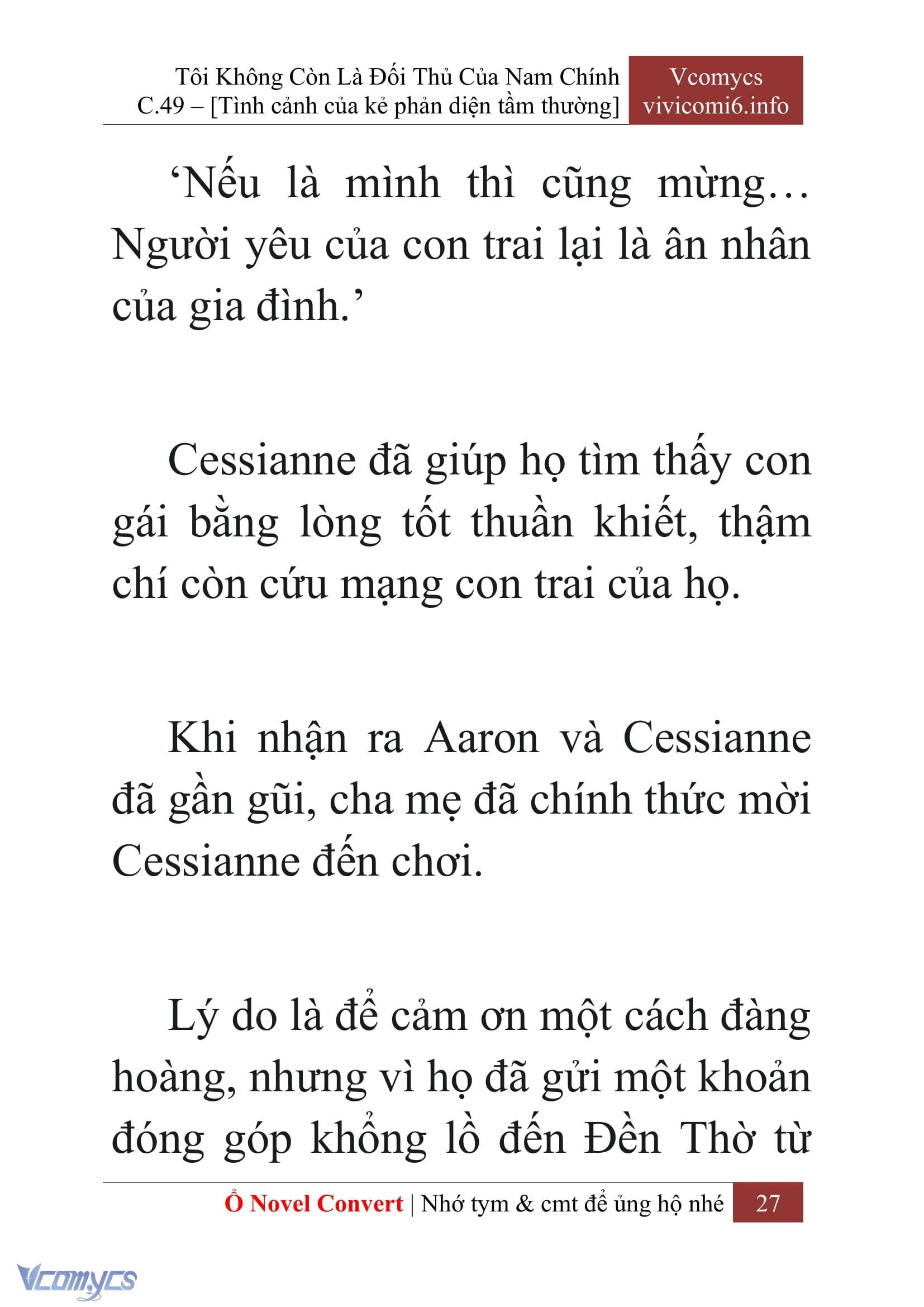[Novel] Tôi Không Còn Là Đối Thủ Của Nam Chính Chapter  49 - 29