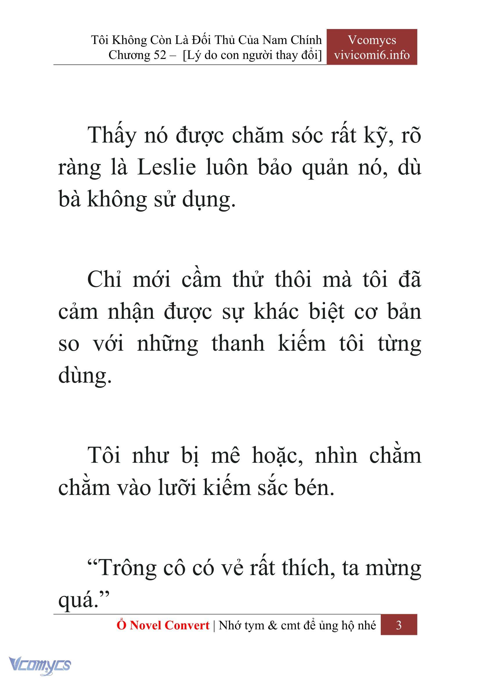 [Novel] Tôi Không Còn Là Đối Thủ Của Nam Chính Chapter  52 - 5