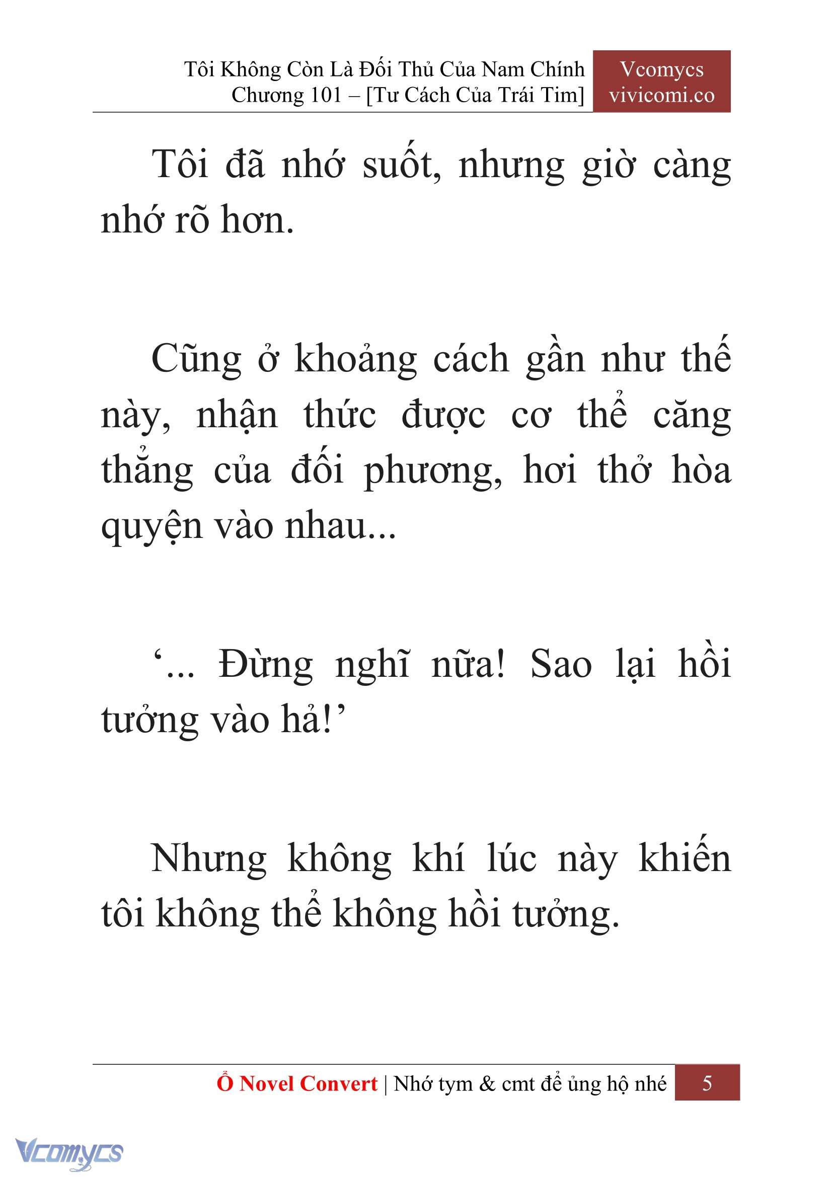 [Novel] Tôi Không Còn Là Đối Thủ Của Nam Chính Chapter  101 - 7