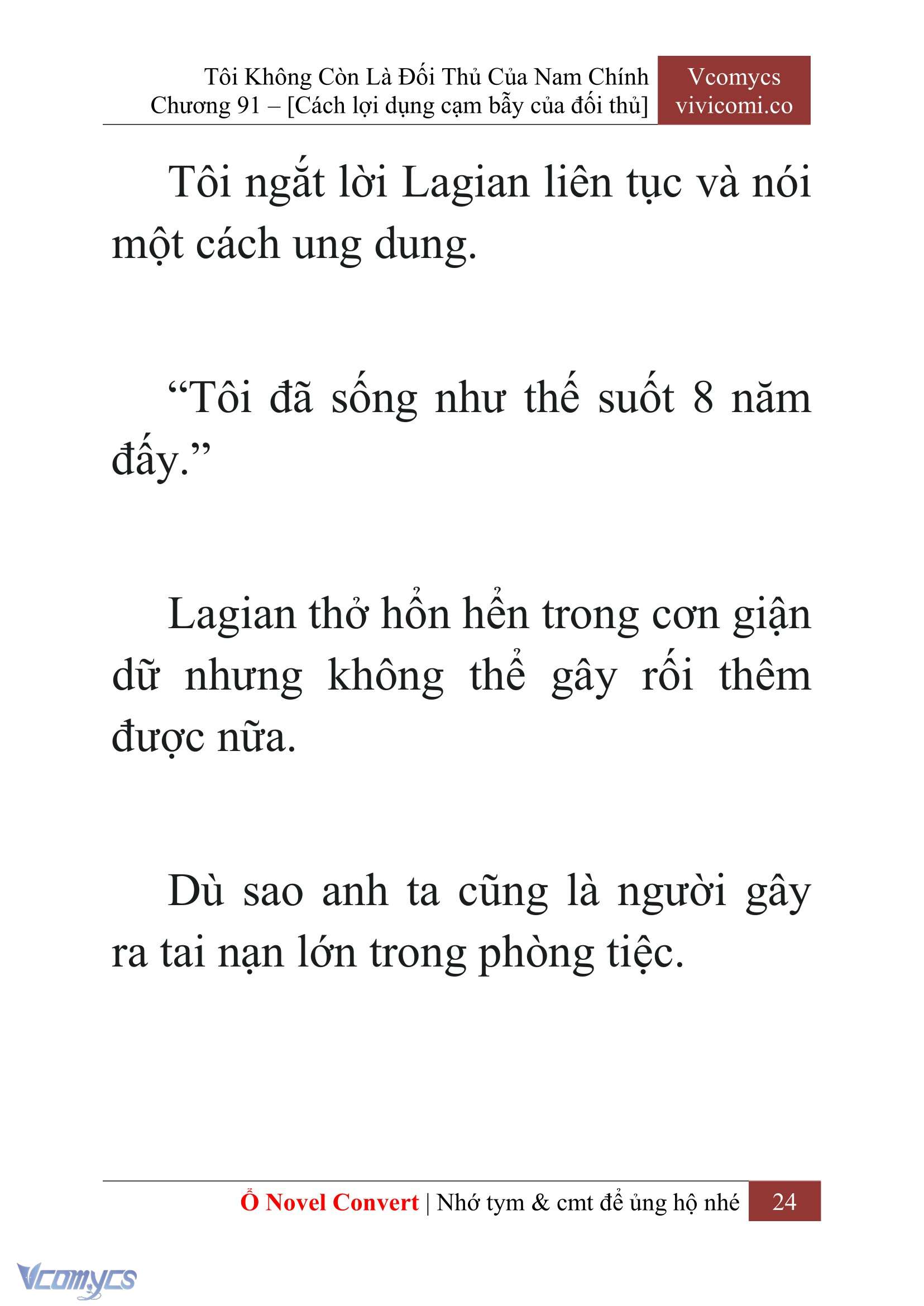 [Novel] Tôi Không Còn Là Đối Thủ Của Nam Chính Chapter  91 - 26