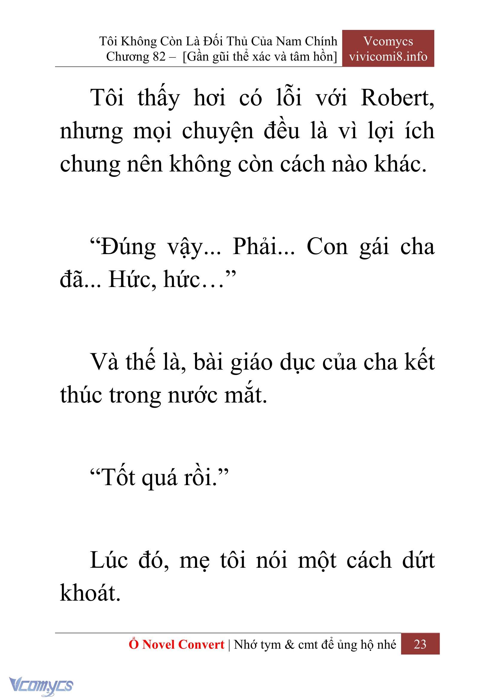 [Novel] Tôi Không Còn Là Đối Thủ Của Nam Chính Chapter  82 - 25