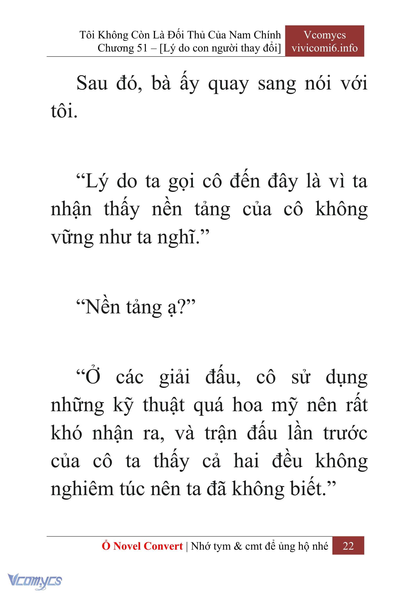 [Novel] Tôi Không Còn Là Đối Thủ Của Nam Chính Chapter  51 - 24