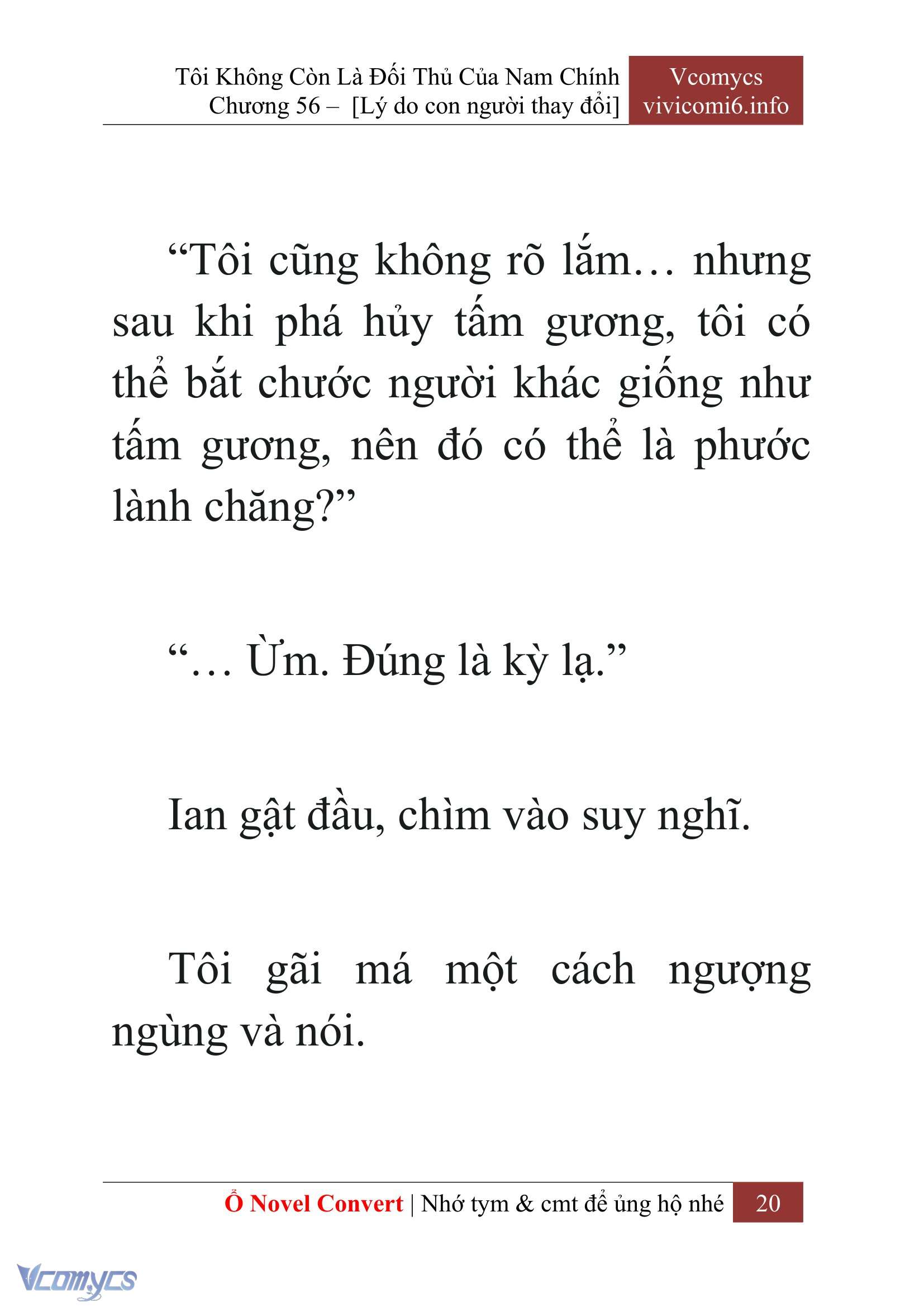 [Novel] Tôi Không Còn Là Đối Thủ Của Nam Chính Chapter  56 - 22