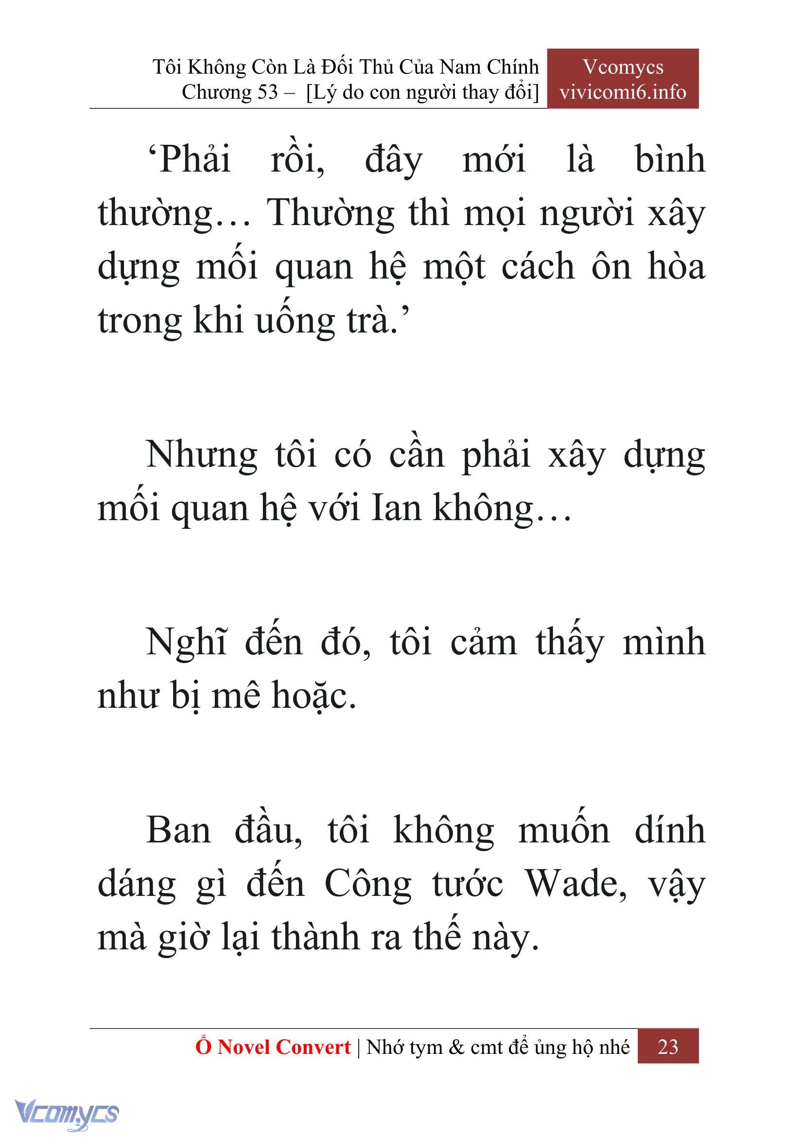 [Novel] Tôi Không Còn Là Đối Thủ Của Nam Chính Chapter  53 - 25