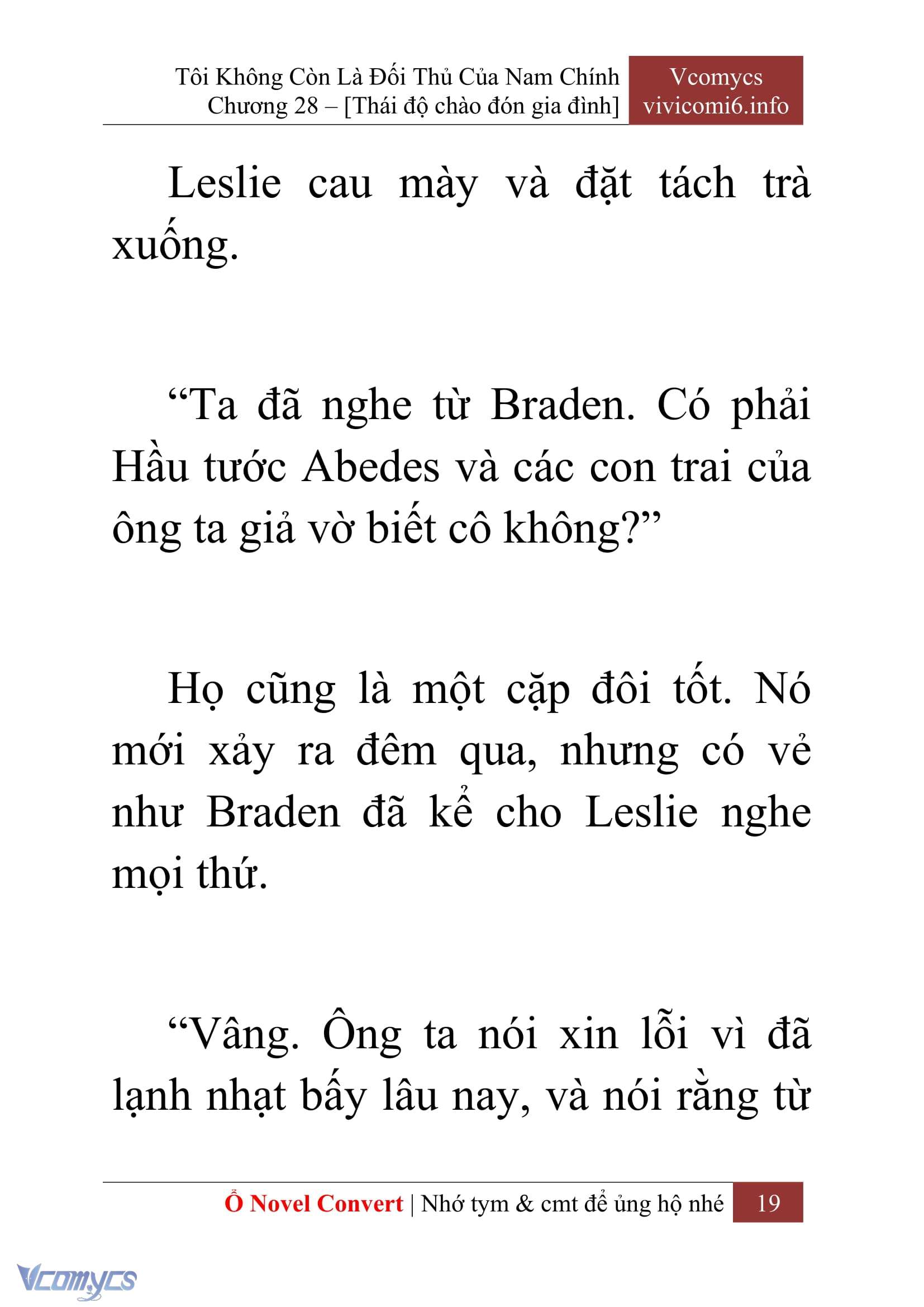 [Novel] Tôi Không Còn Là Đối Thủ Của Nam Chính Chapter  28 - 21