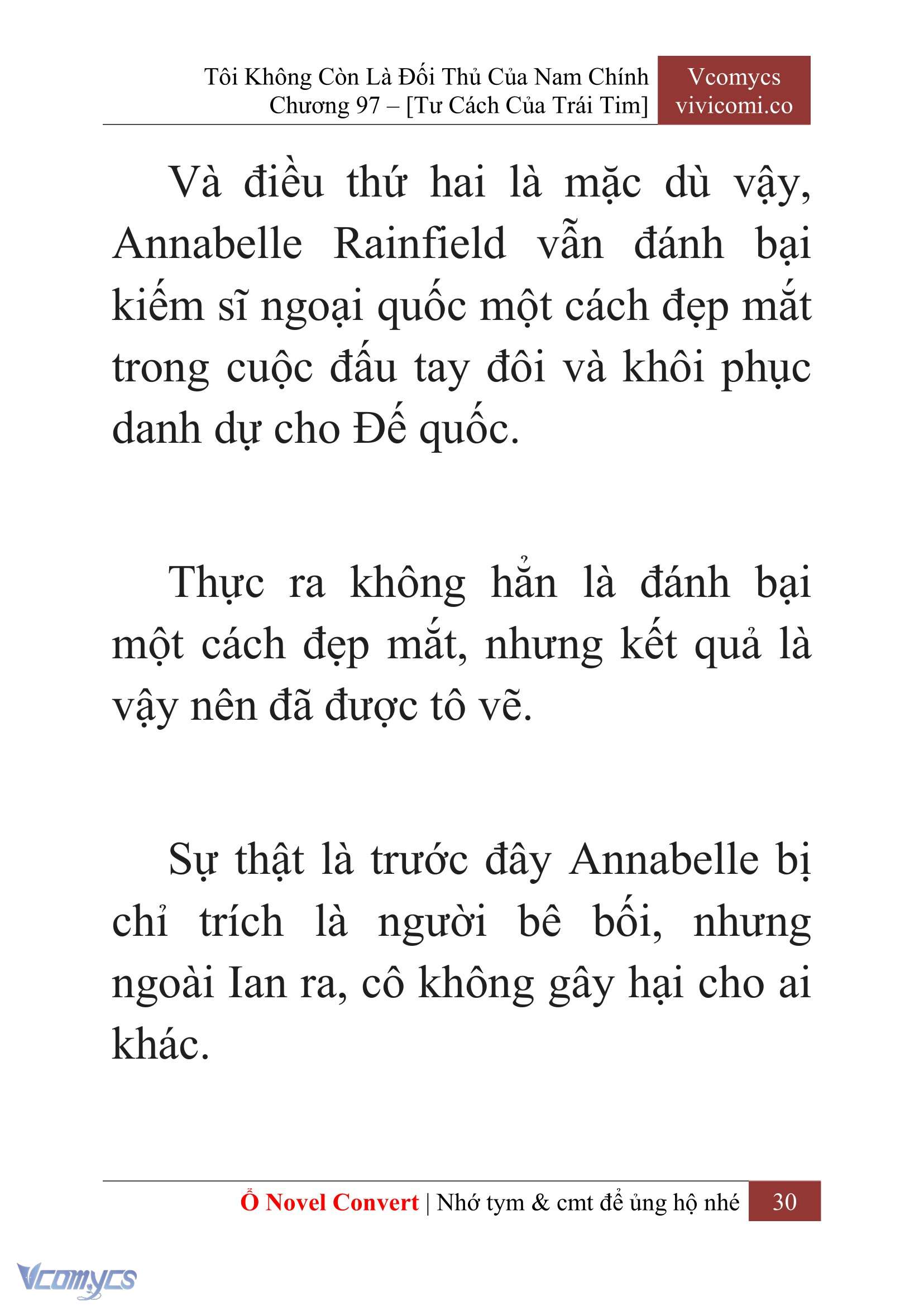 [Novel] Tôi Không Còn Là Đối Thủ Của Nam Chính Chapter  97 - 32