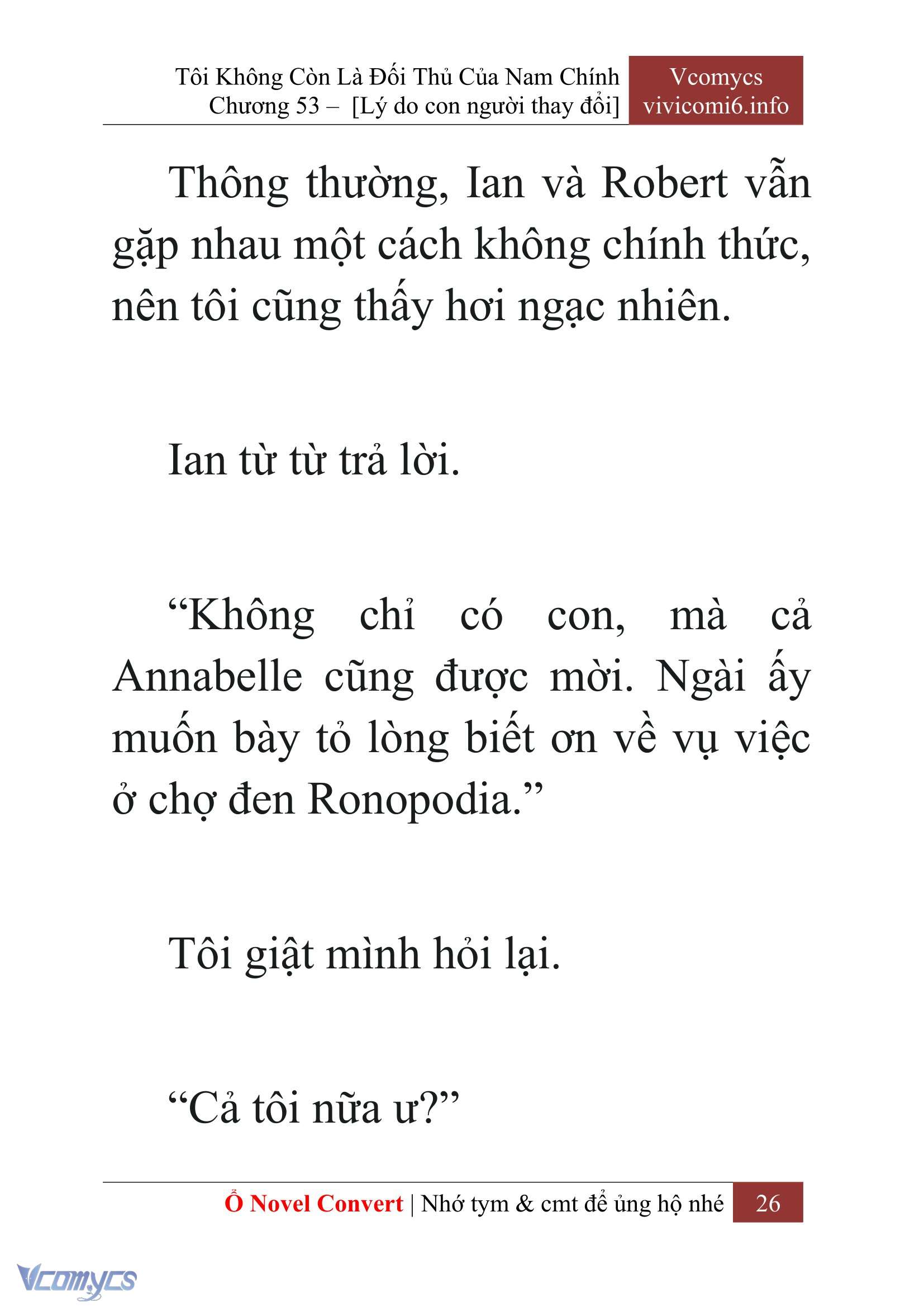 [Novel] Tôi Không Còn Là Đối Thủ Của Nam Chính Chapter  53 - 28