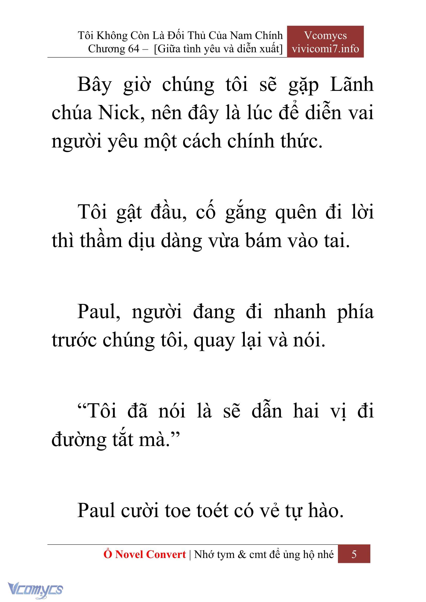 [Novel] Tôi Không Còn Là Đối Thủ Của Nam Chính Chapter  64 - 7