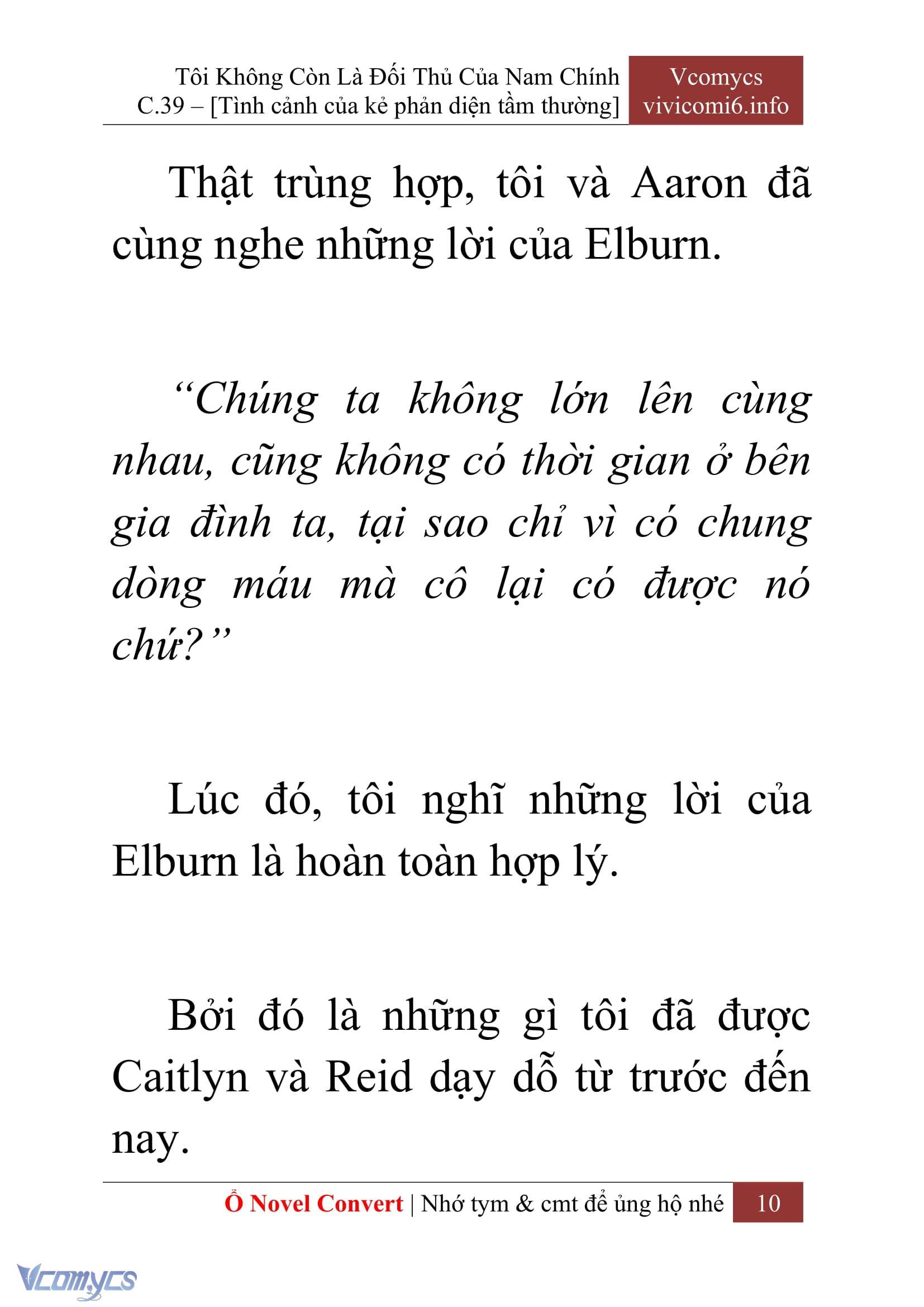 [Novel] Tôi Không Còn Là Đối Thủ Của Nam Chính Chapter  39 - 12