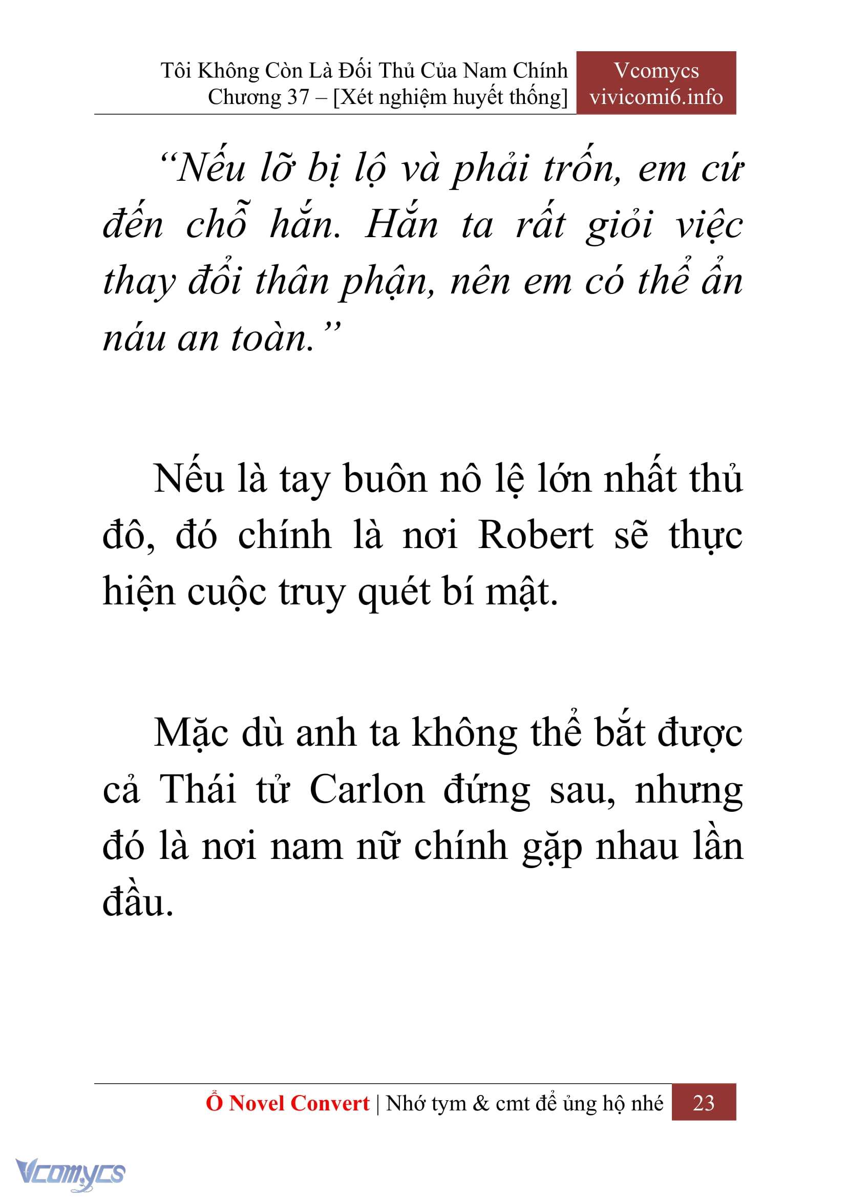 [Novel] Tôi Không Còn Là Đối Thủ Của Nam Chính Chapter  37 - 25