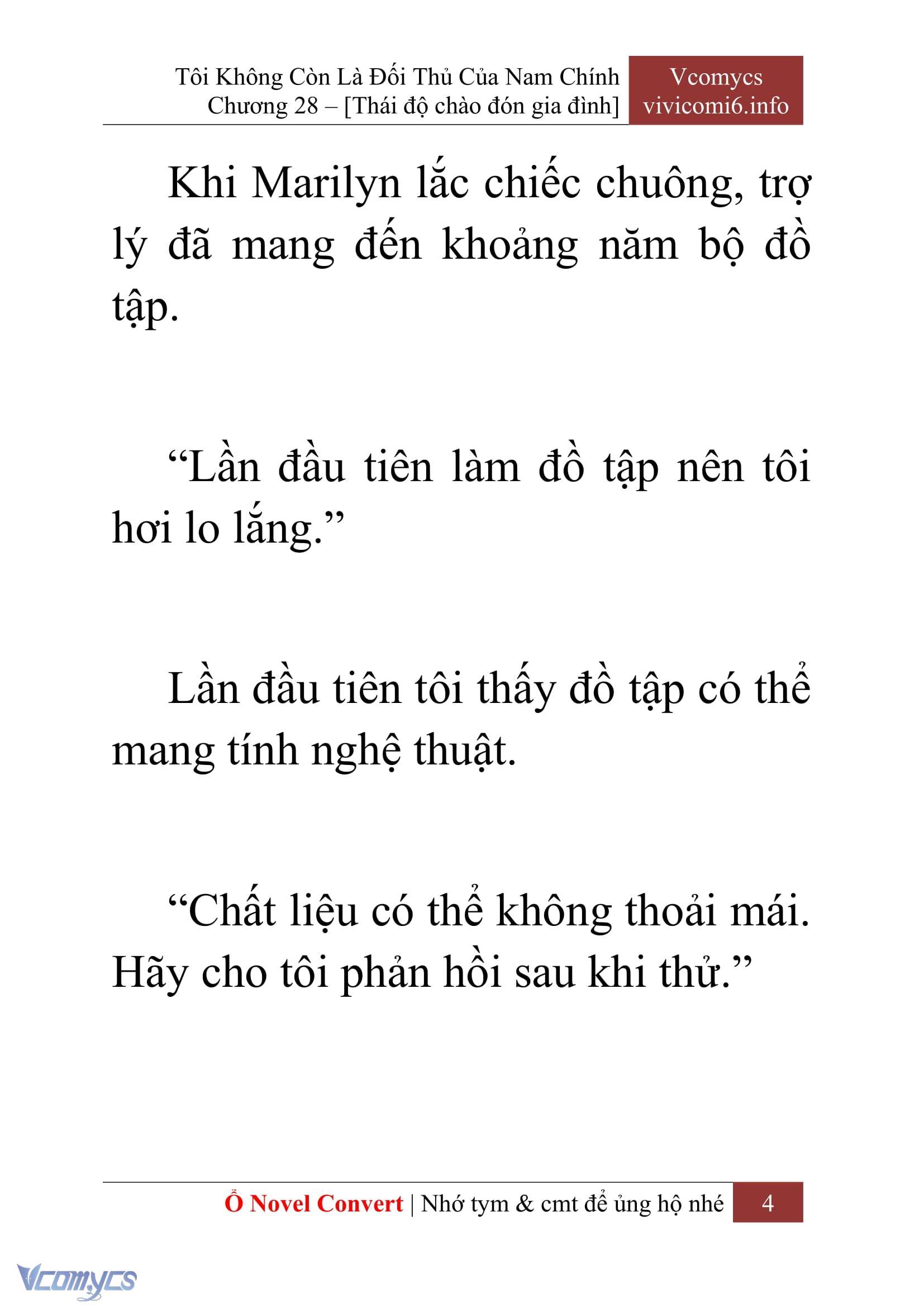 [Novel] Tôi Không Còn Là Đối Thủ Của Nam Chính Chapter  28 - 6