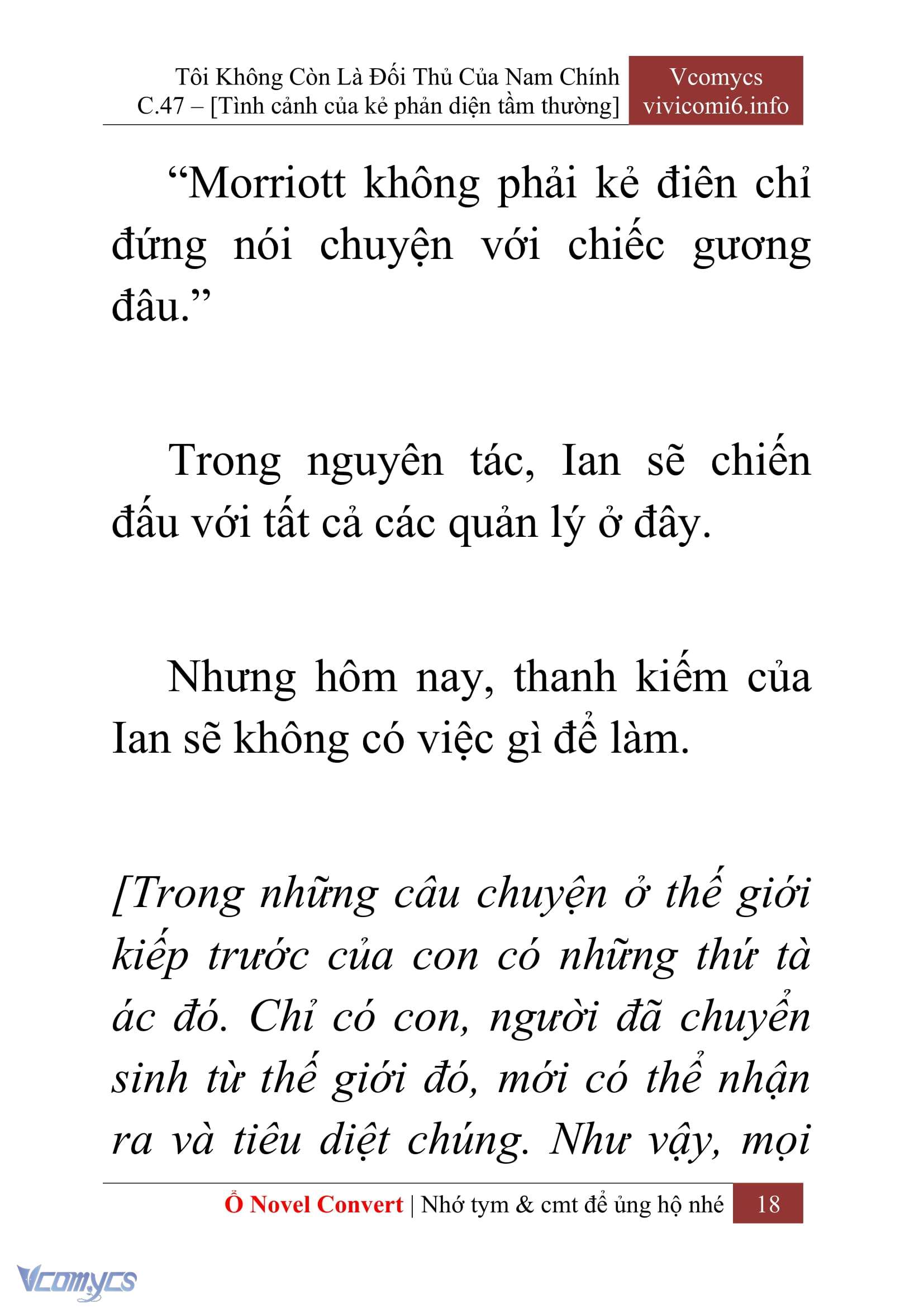 [Novel] Tôi Không Còn Là Đối Thủ Của Nam Chính Chapter  47 - 20
