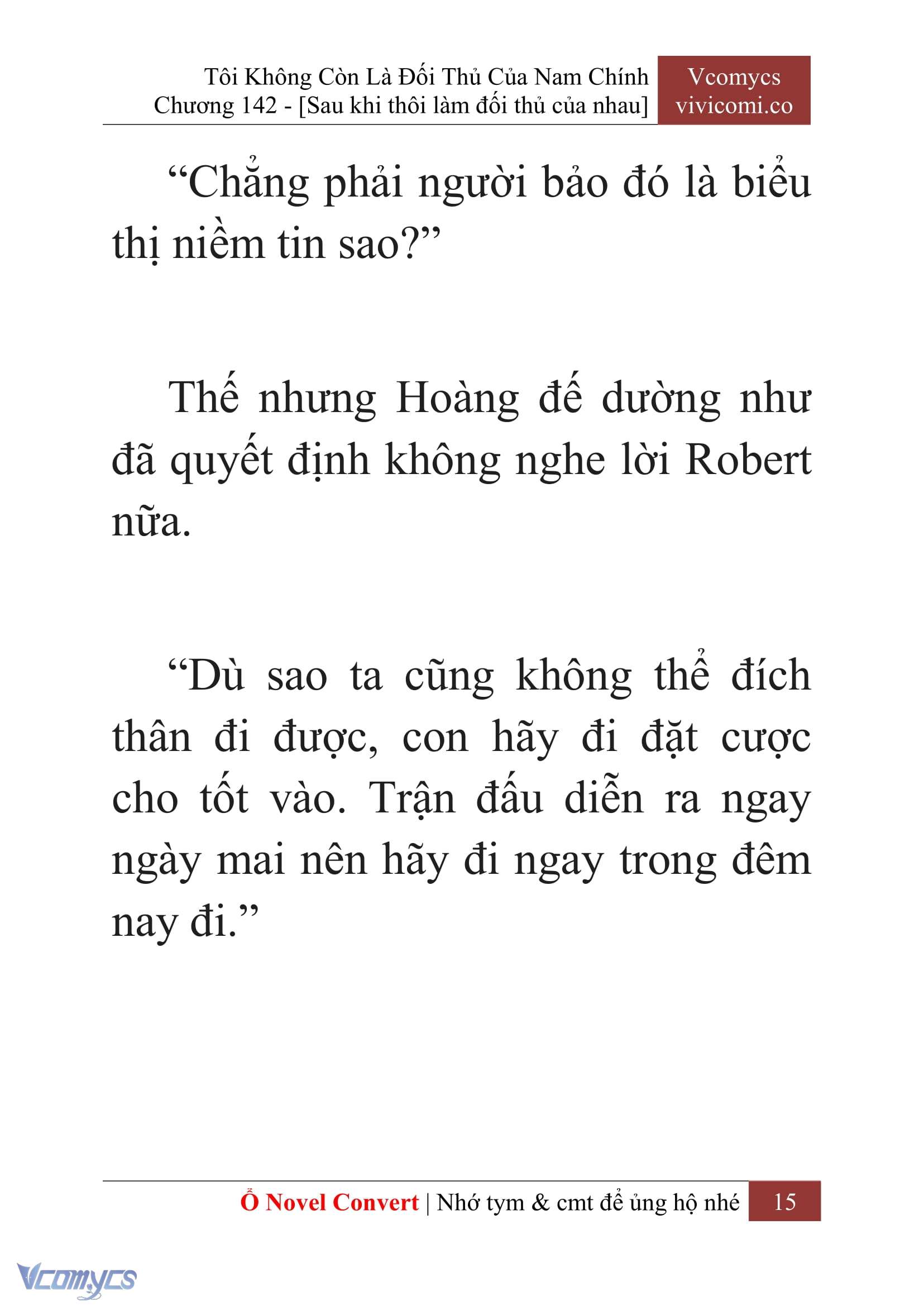 [Novel] Tôi Không Còn Là Đối Thủ Của Nam Chính Chapter  142 - 17