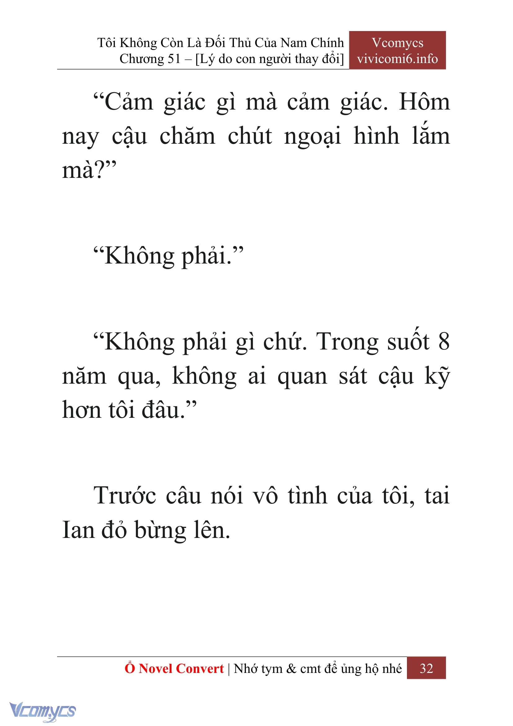 [Novel] Tôi Không Còn Là Đối Thủ Của Nam Chính Chapter  51 - 34