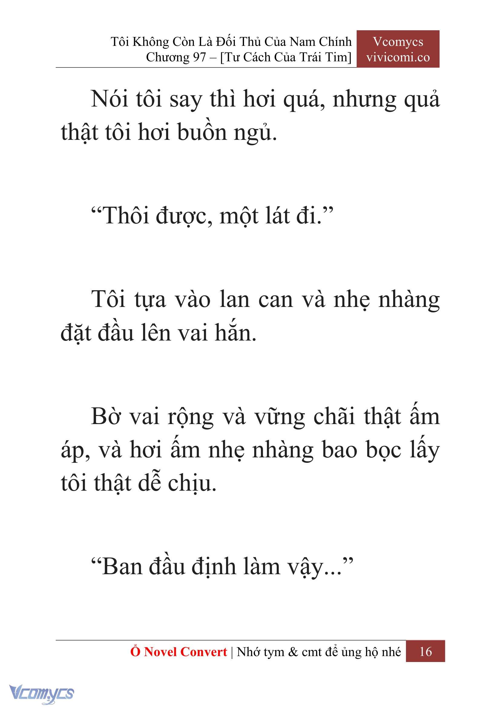 [Novel] Tôi Không Còn Là Đối Thủ Của Nam Chính Chapter  97 - 18