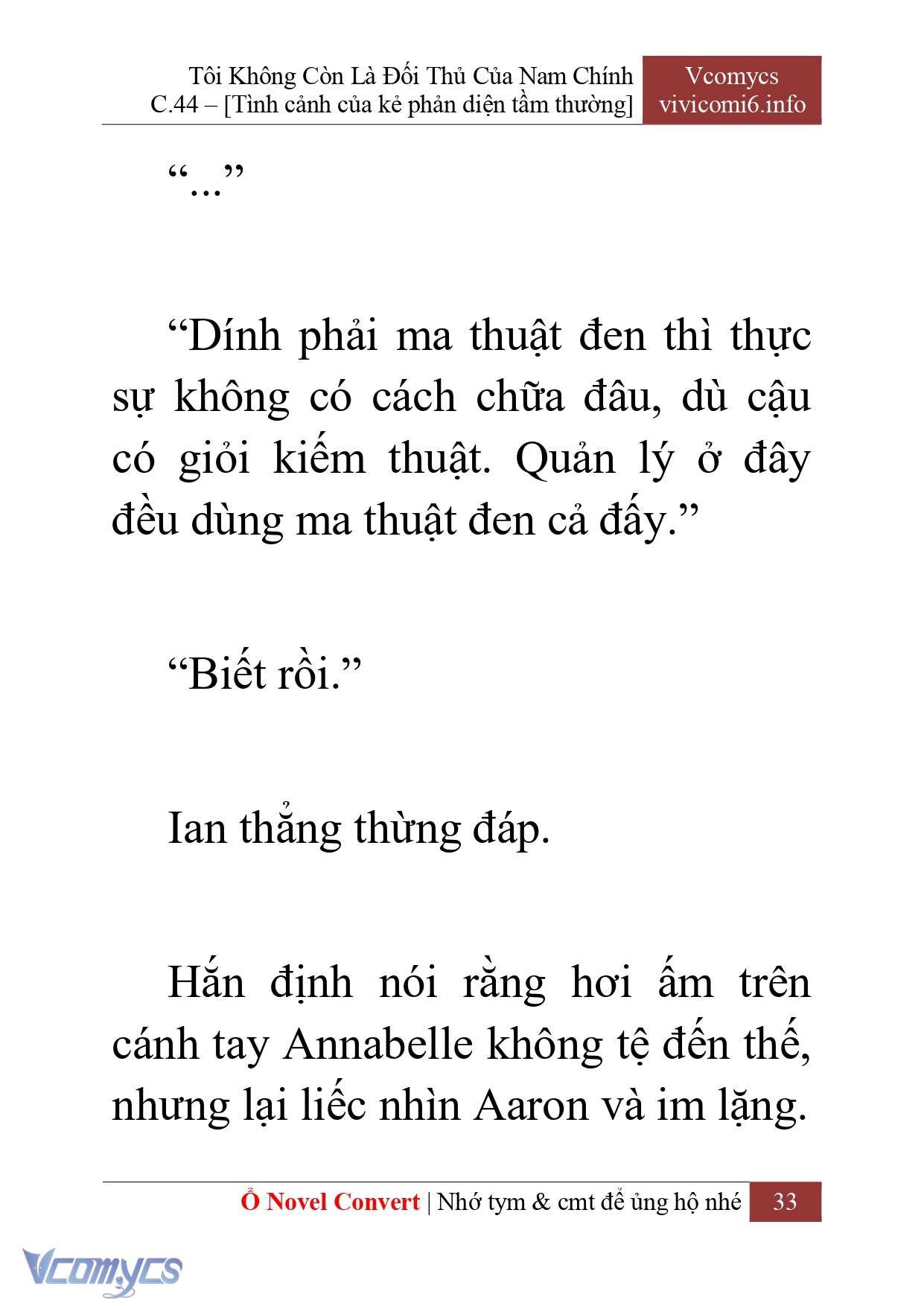 [Novel] Tôi Không Còn Là Đối Thủ Của Nam Chính Chapter  44 - 35