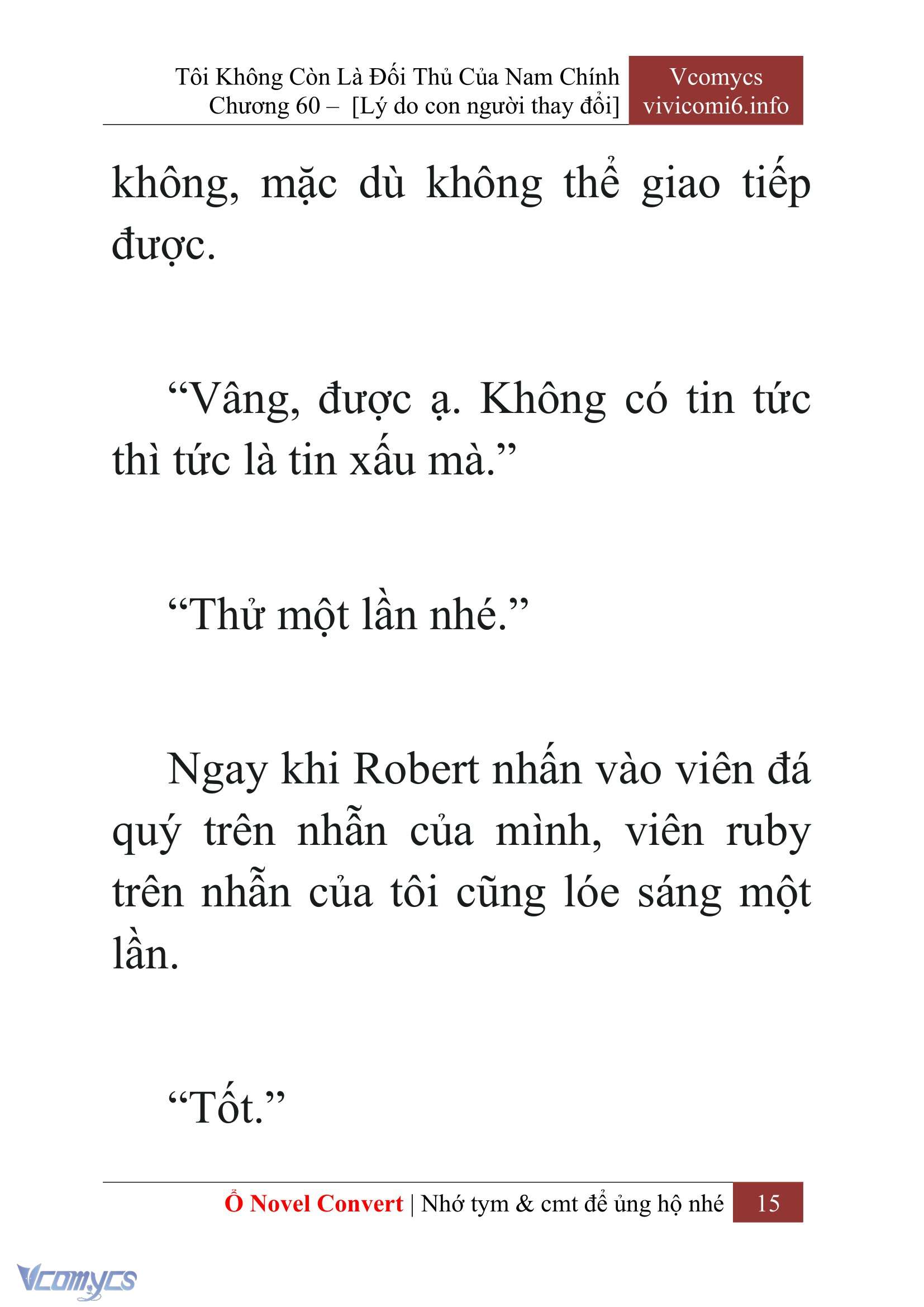 [Novel] Tôi Không Còn Là Đối Thủ Của Nam Chính Chapter  60 - 17