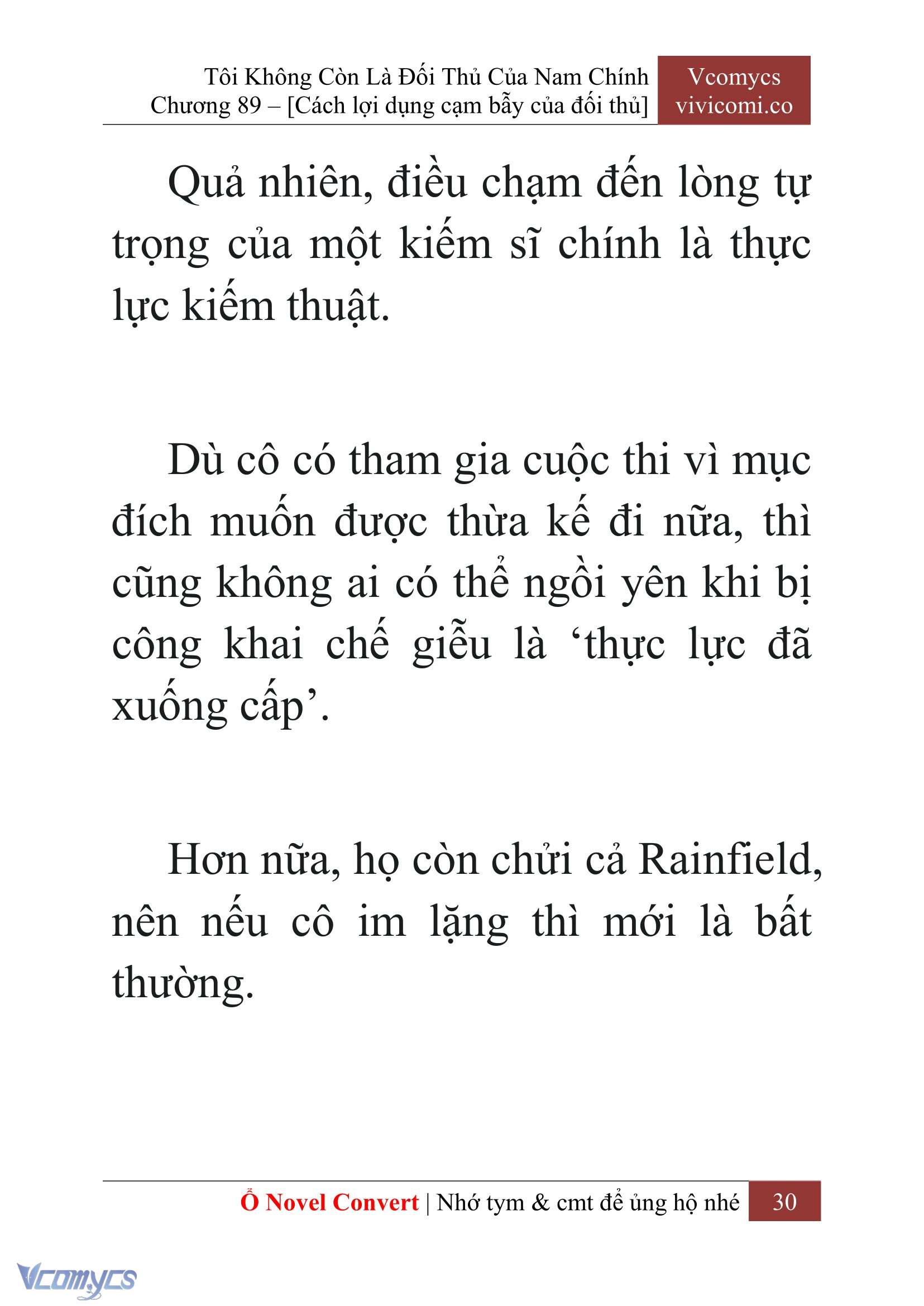 [Novel] Tôi Không Còn Là Đối Thủ Của Nam Chính Chapter  89 - 32