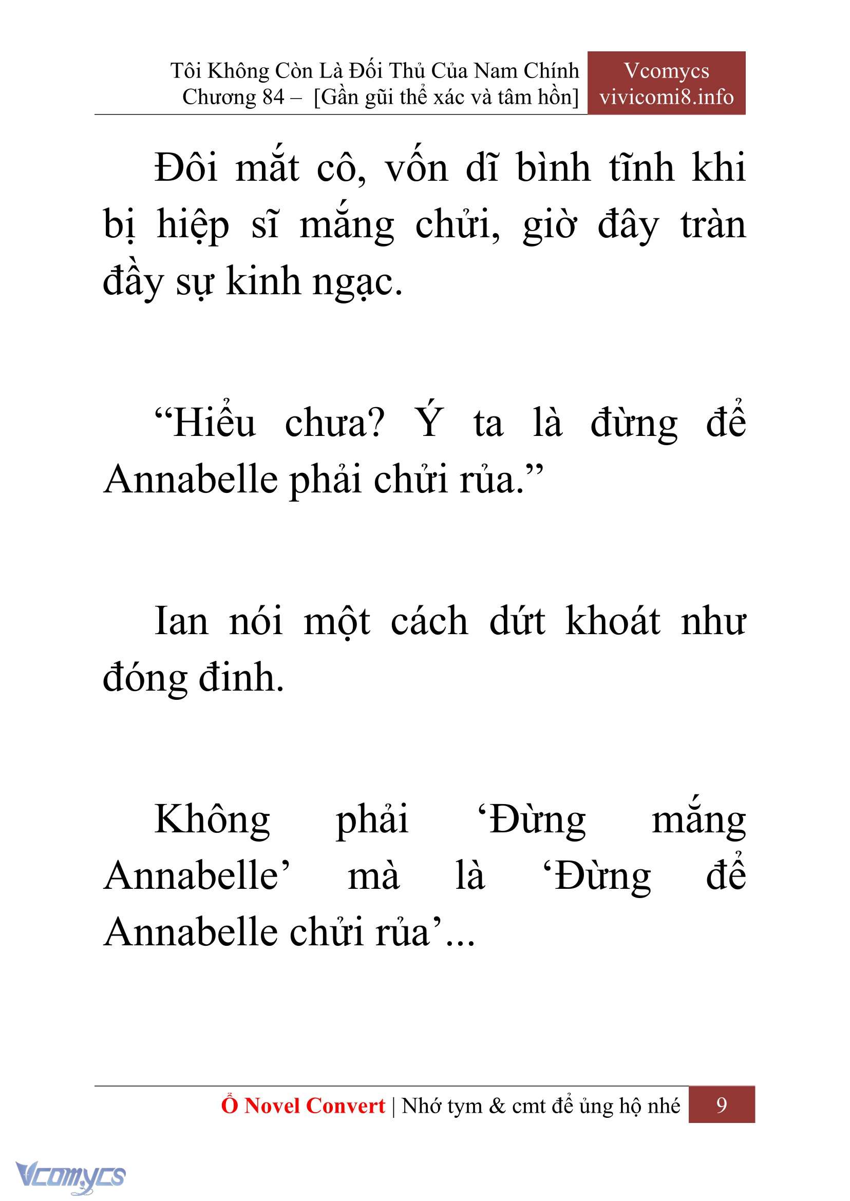 [Novel] Tôi Không Còn Là Đối Thủ Của Nam Chính Chapter  84 - 11