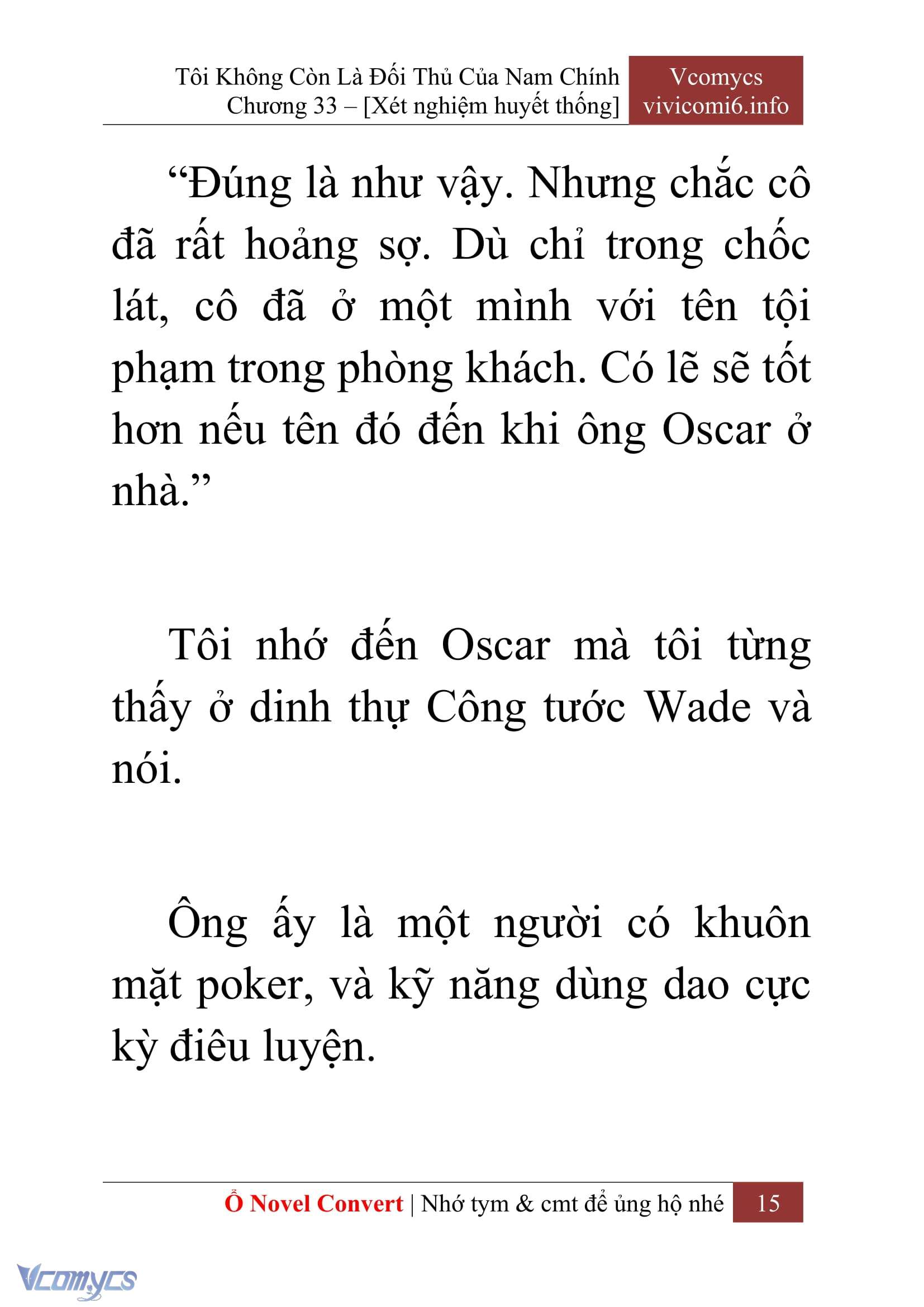 [Novel] Tôi Không Còn Là Đối Thủ Của Nam Chính Chapter  33 - 17