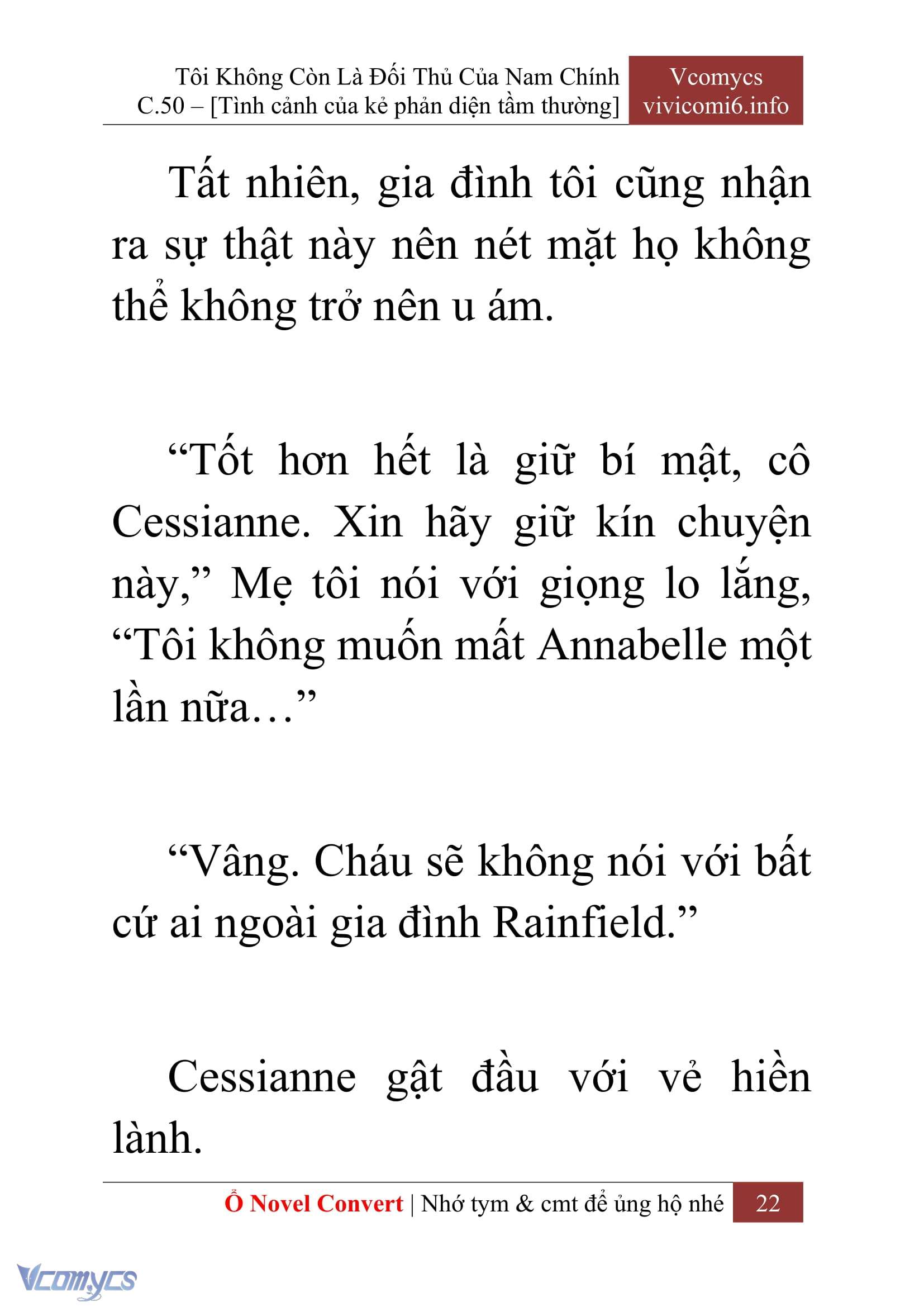 [Novel] Tôi Không Còn Là Đối Thủ Của Nam Chính Chapter  50 - 24