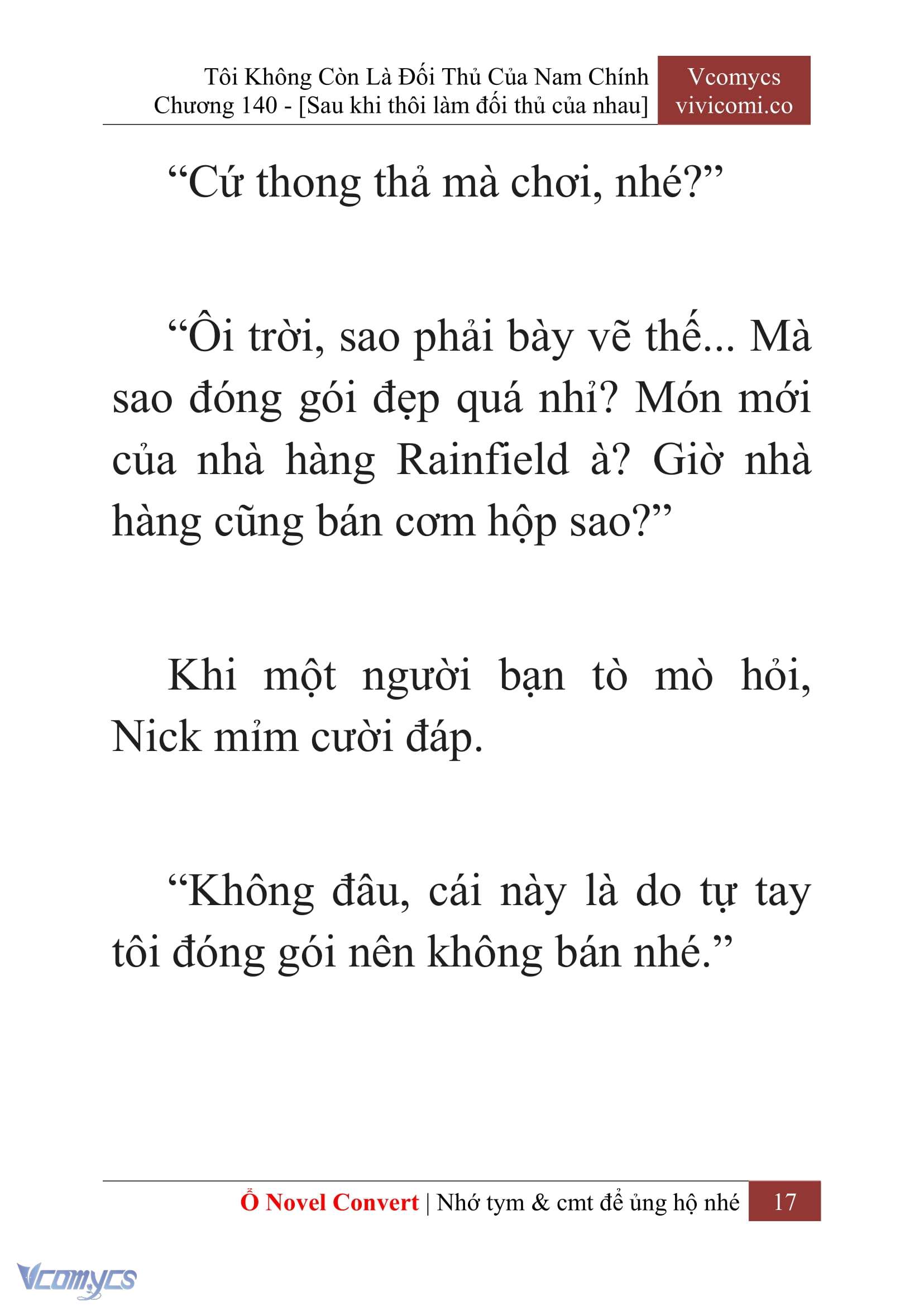 [Novel] Tôi Không Còn Là Đối Thủ Của Nam Chính Chapter  140 - 19