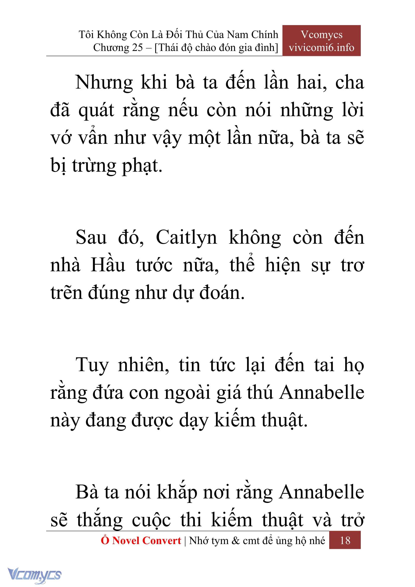 [Novel] Tôi Không Còn Là Đối Thủ Của Nam Chính Chapter  25 - 20