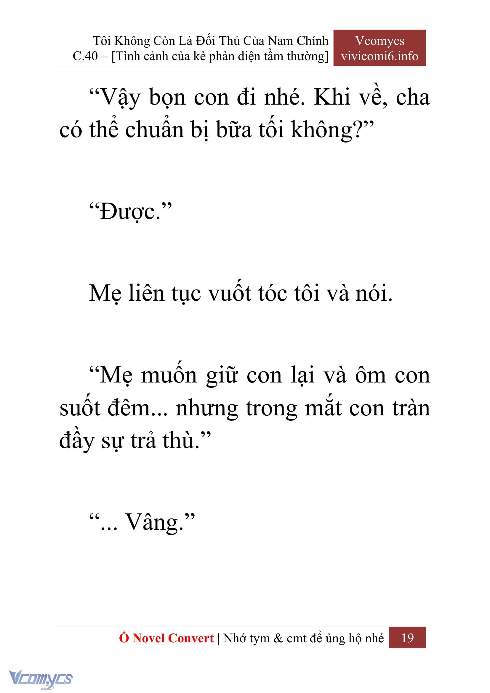 [Novel] Tôi Không Còn Là Đối Thủ Của Nam Chính Chapter  40 - 21
