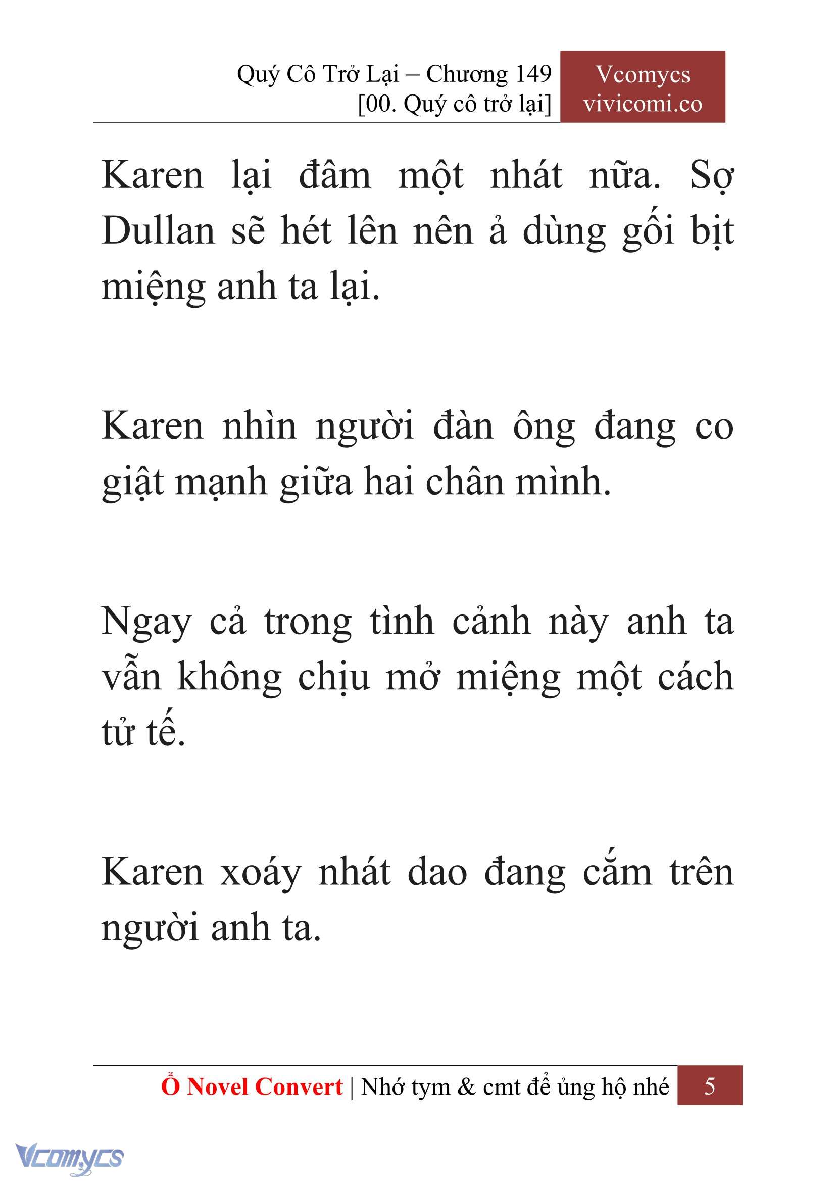 [Novel] Quý Cô Trở Lại Chapter  149 - 7